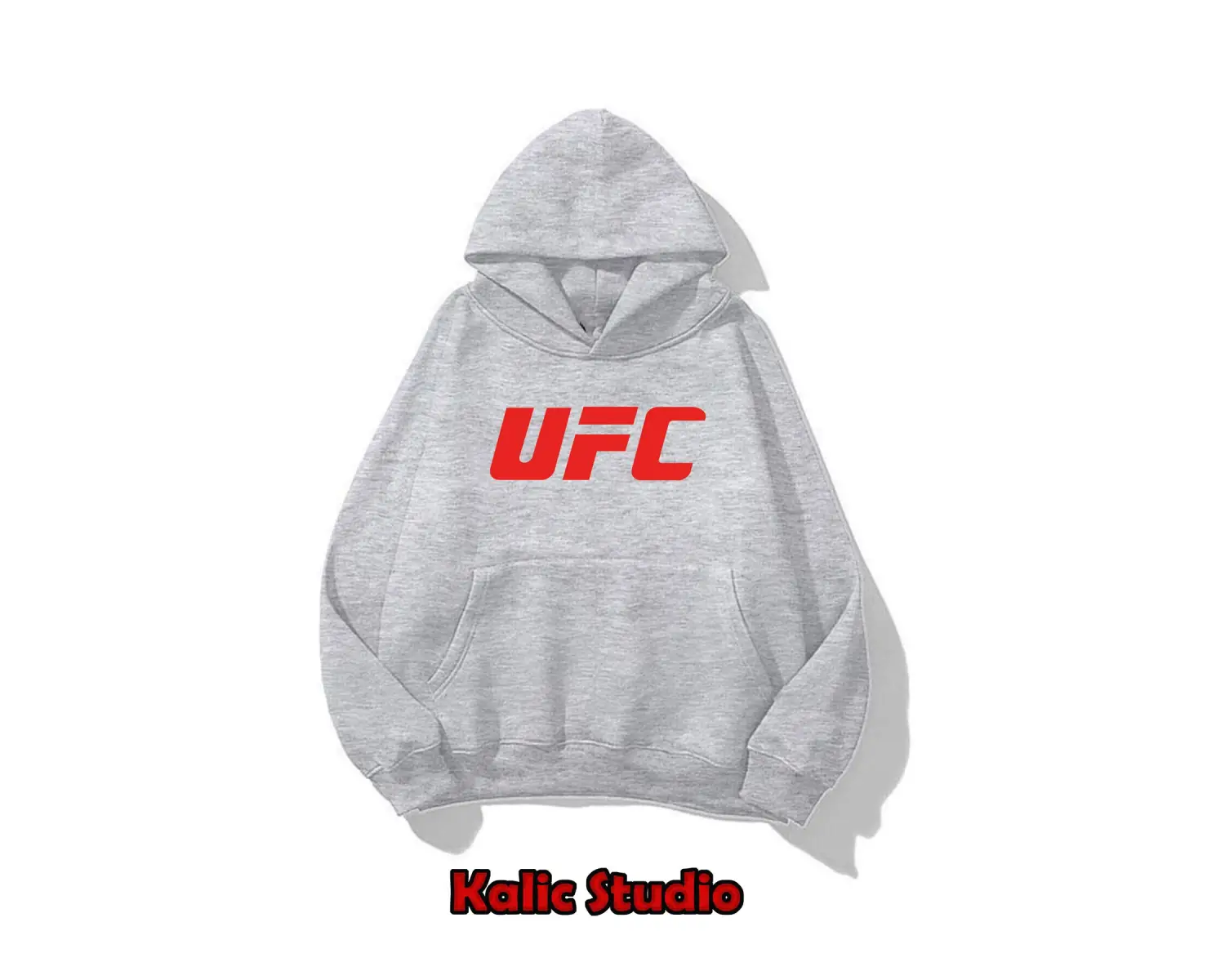 UFC ünisex oversize sweatshirt gri