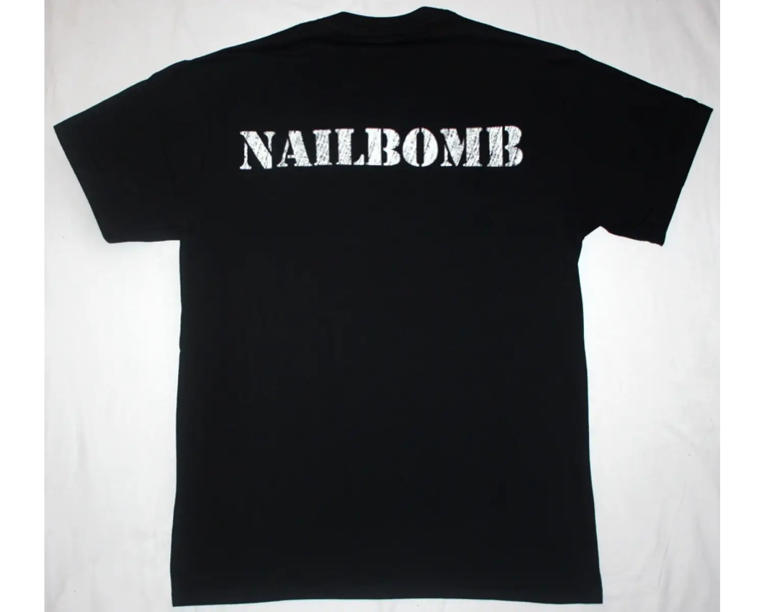 UFO LOGOSHIRT NEW BLACK T-SHIRT ÖN VE ARAKA BASKILI