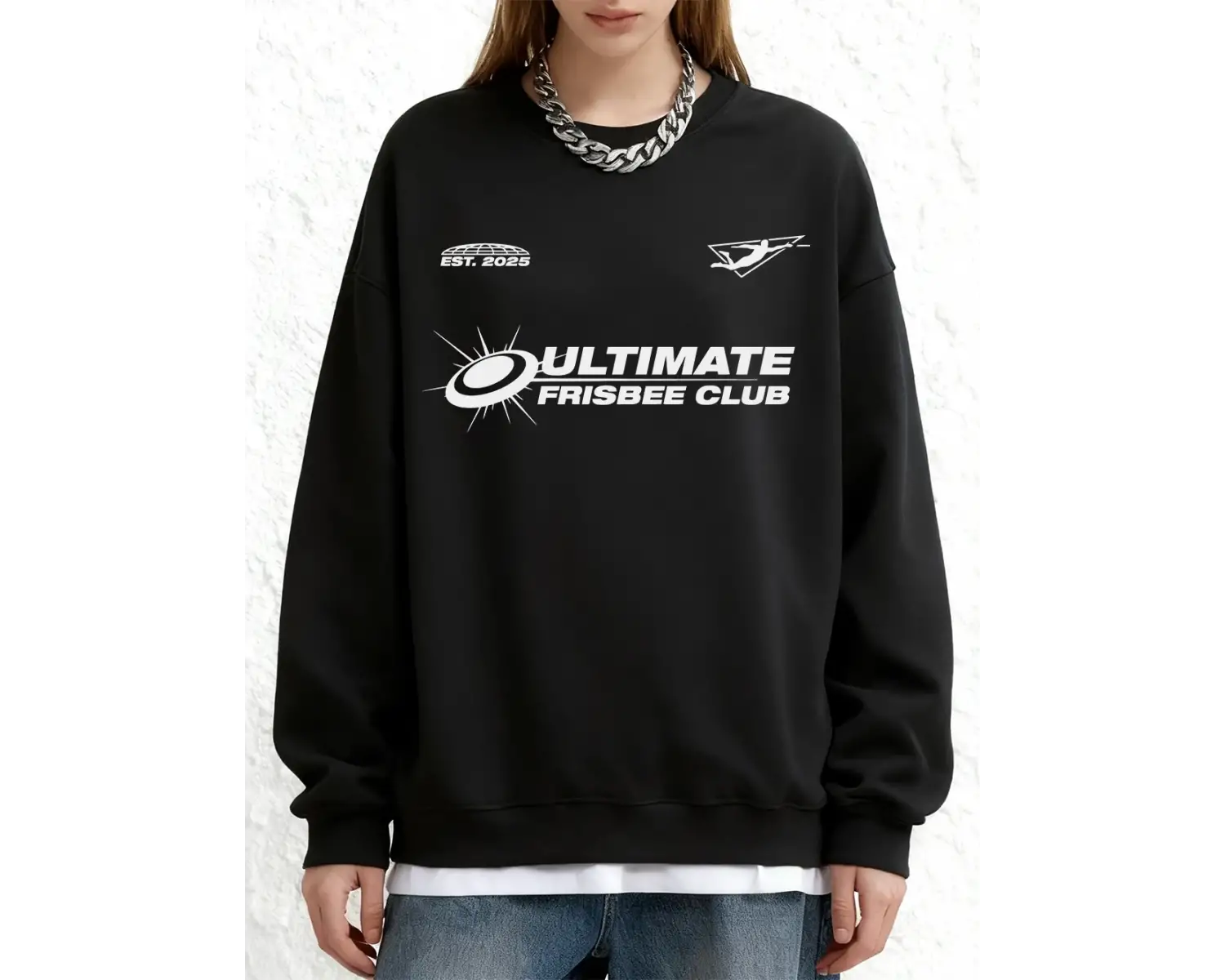 Ultimate Frisbee Club Baskılı Sweatshirtler Kadınlar İçin Kışlık Bol Kapüşonlu Polar Sıcak Jo