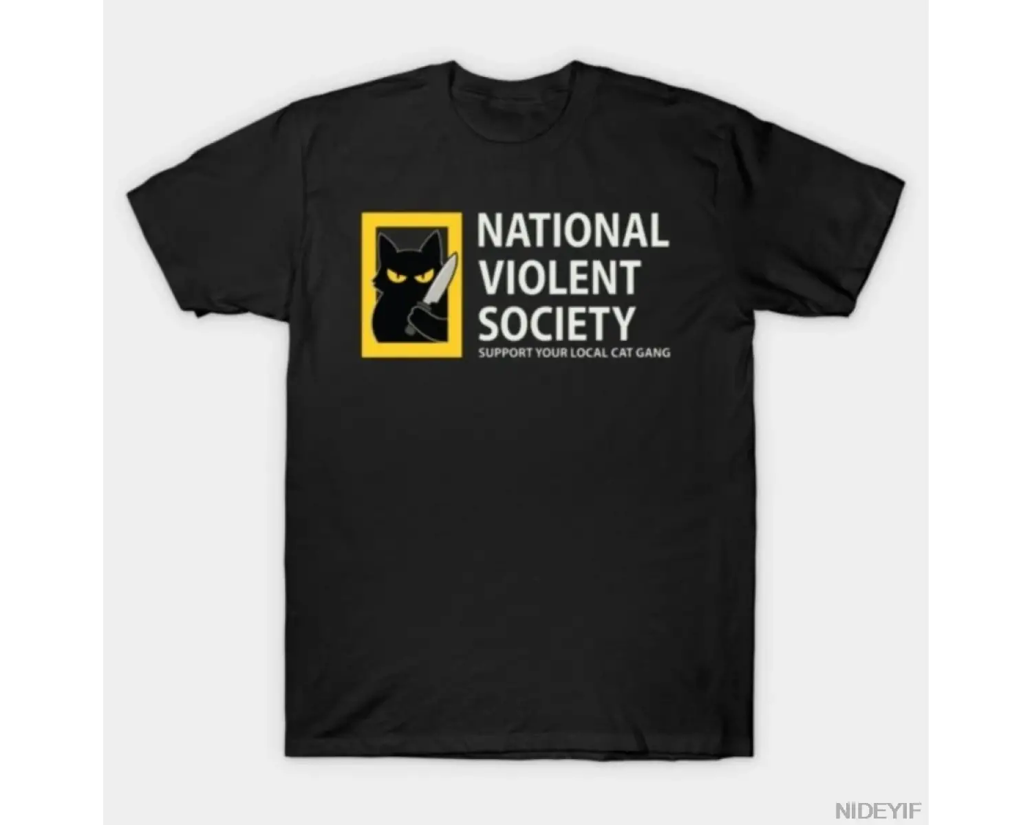 Ulusal Şiddet Topluluğu Erkek Kadın Tişörtü %100 Pamuklu Tişörtler Kısa Kollu Üstler 0102-2