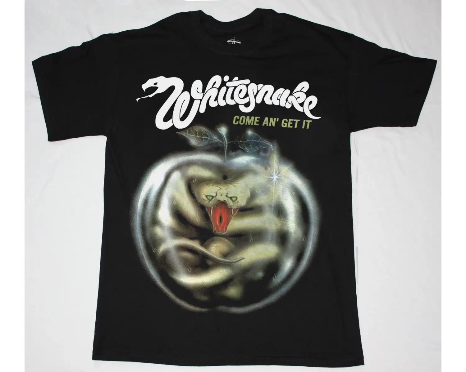 UNCLE SLAM SAY UNCLE 1988 NEW BLACK T-SHIRT ÖN VE ARAKA BASKILI