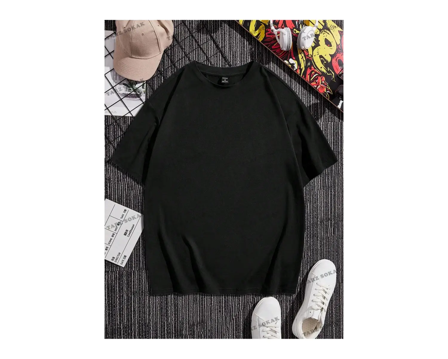 Uni?sex Bay/bayan Love Baskili Gül T-shirt