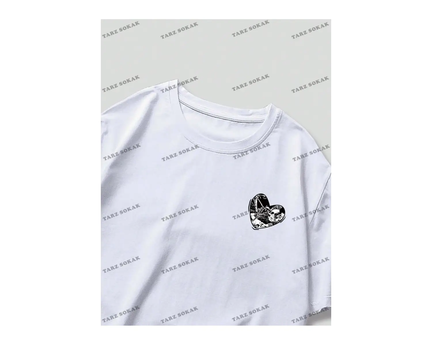 Uni?sex Bay/bayan Üçgen Beri?ve S T-shirt