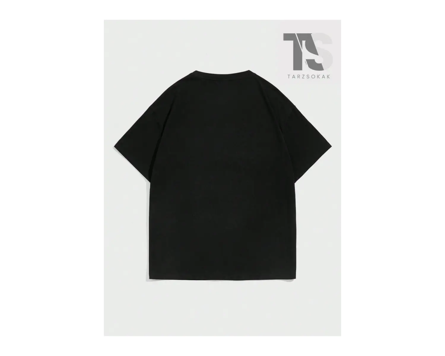 Unisex 1pc Pamuk Harf Grafik Damla Omuz Tişört