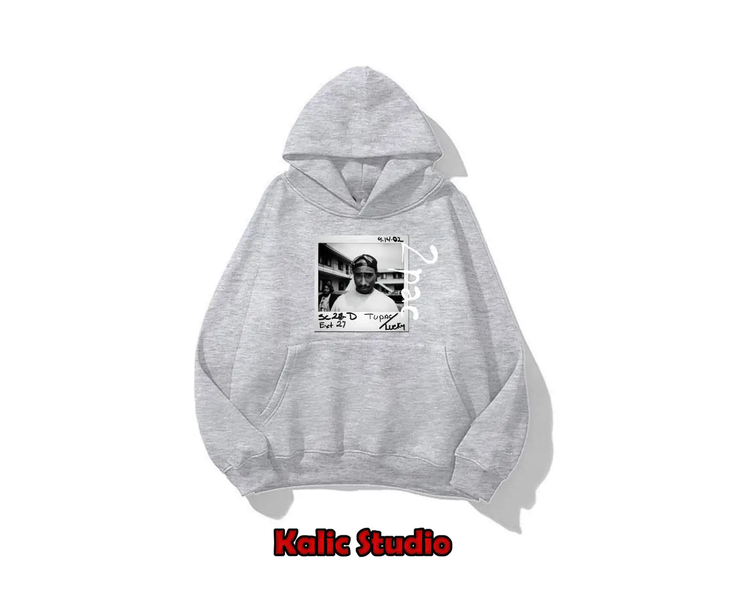 Unisex 2Pac Sweatshirt gri