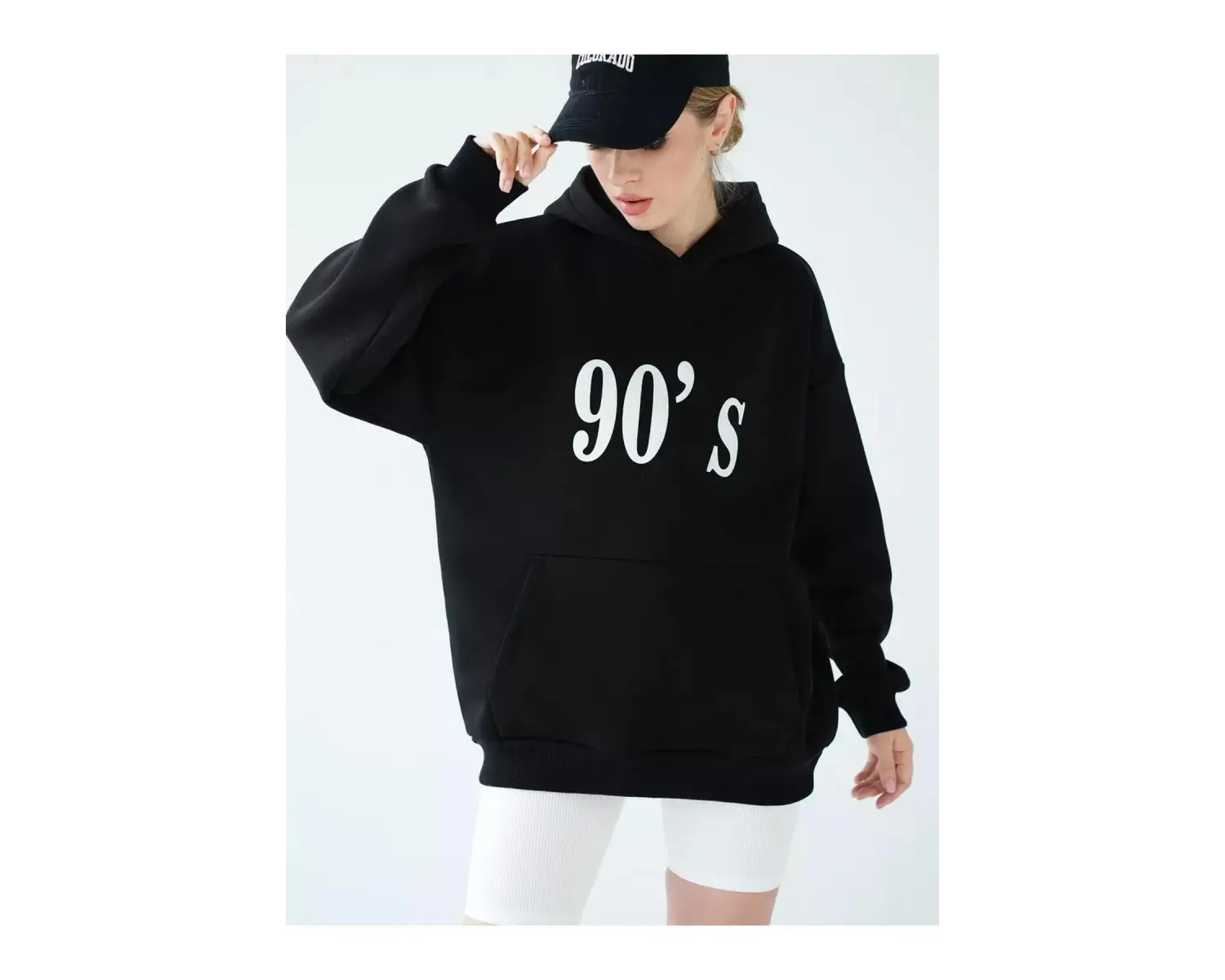 Unisex 90s Sweatshirt Siyah
