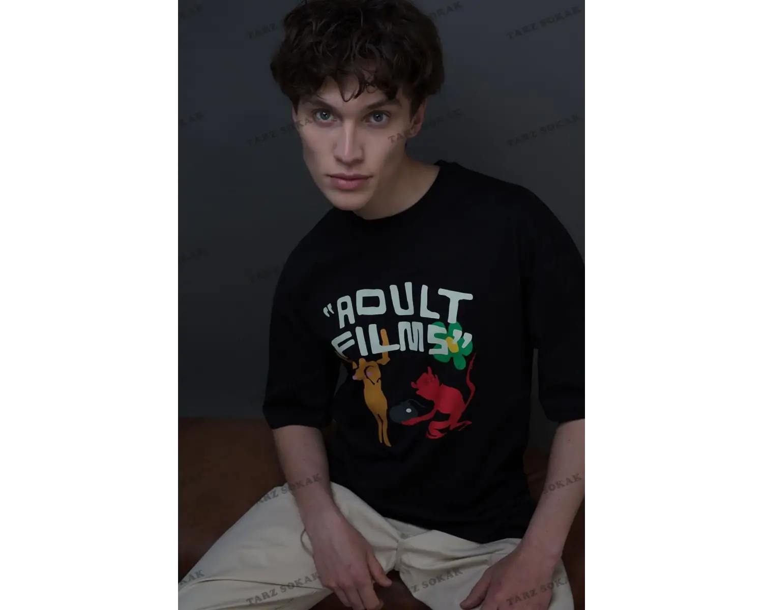 Unisex Adult Films Siyah