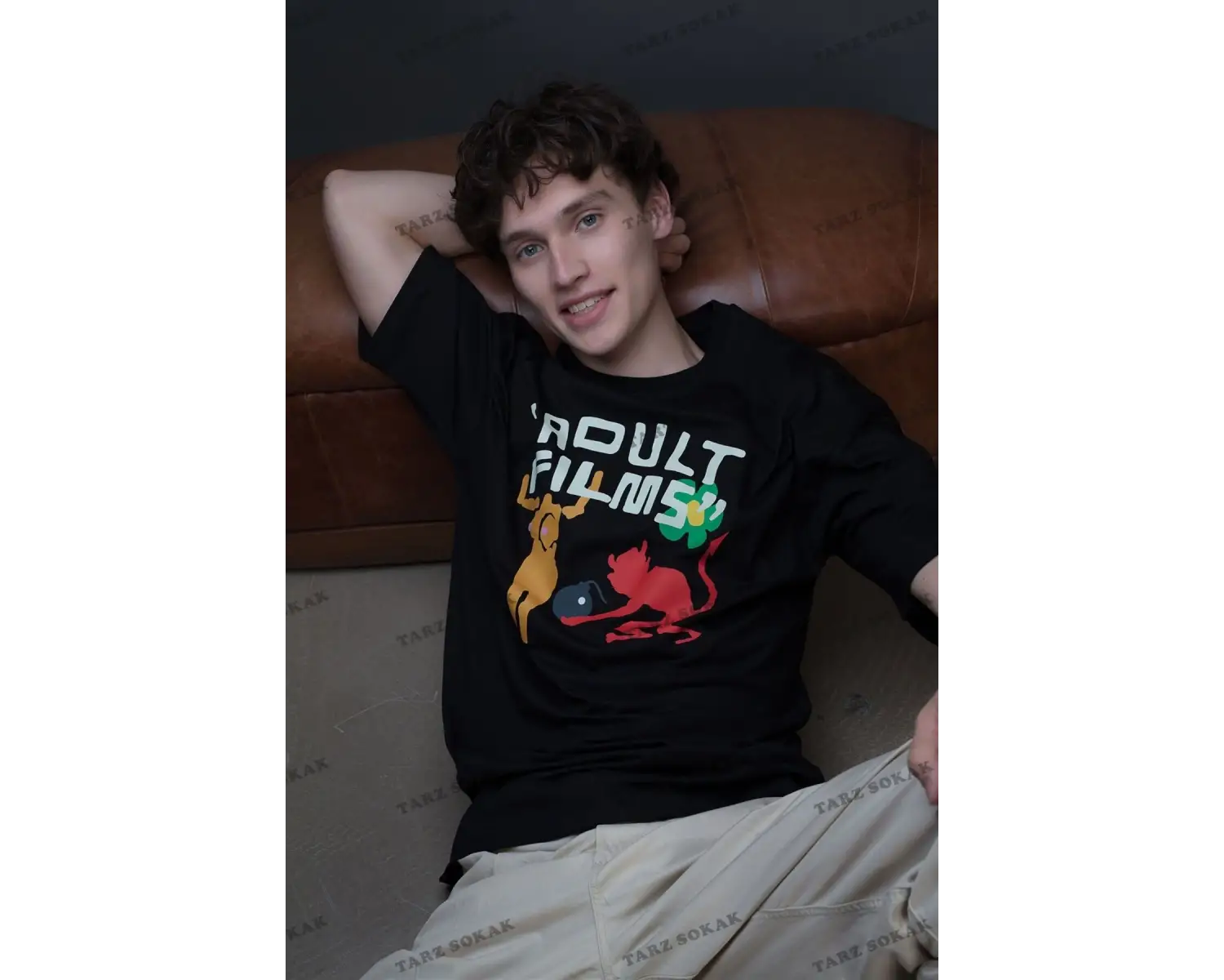 Unisex Adult Films Siyah