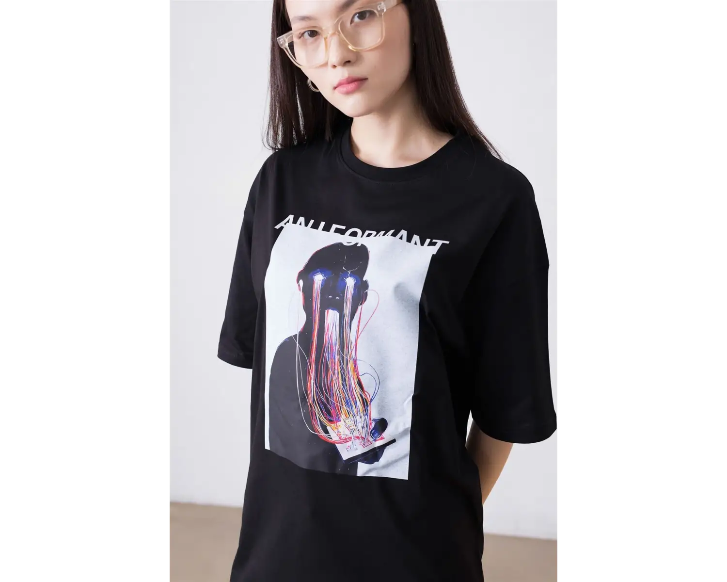 Unisex Aniformant Siyah Tshirt