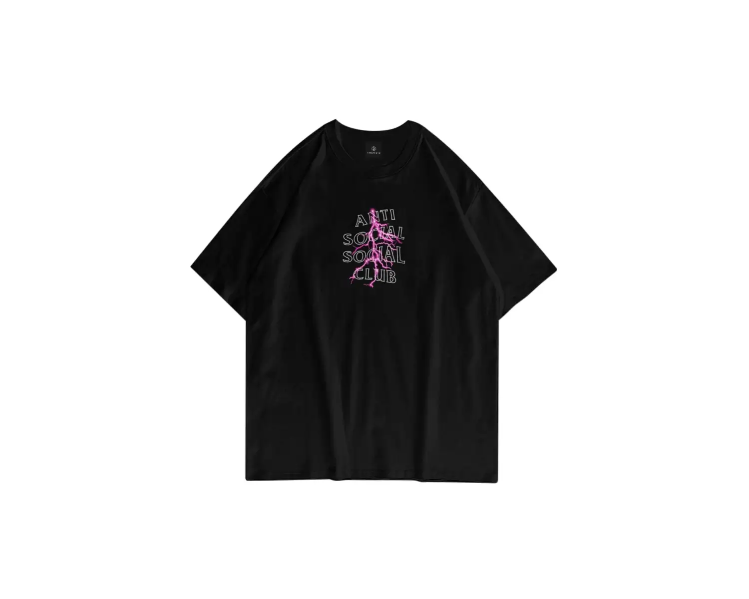 Unisex Anti Social Club Siyah Tshirt