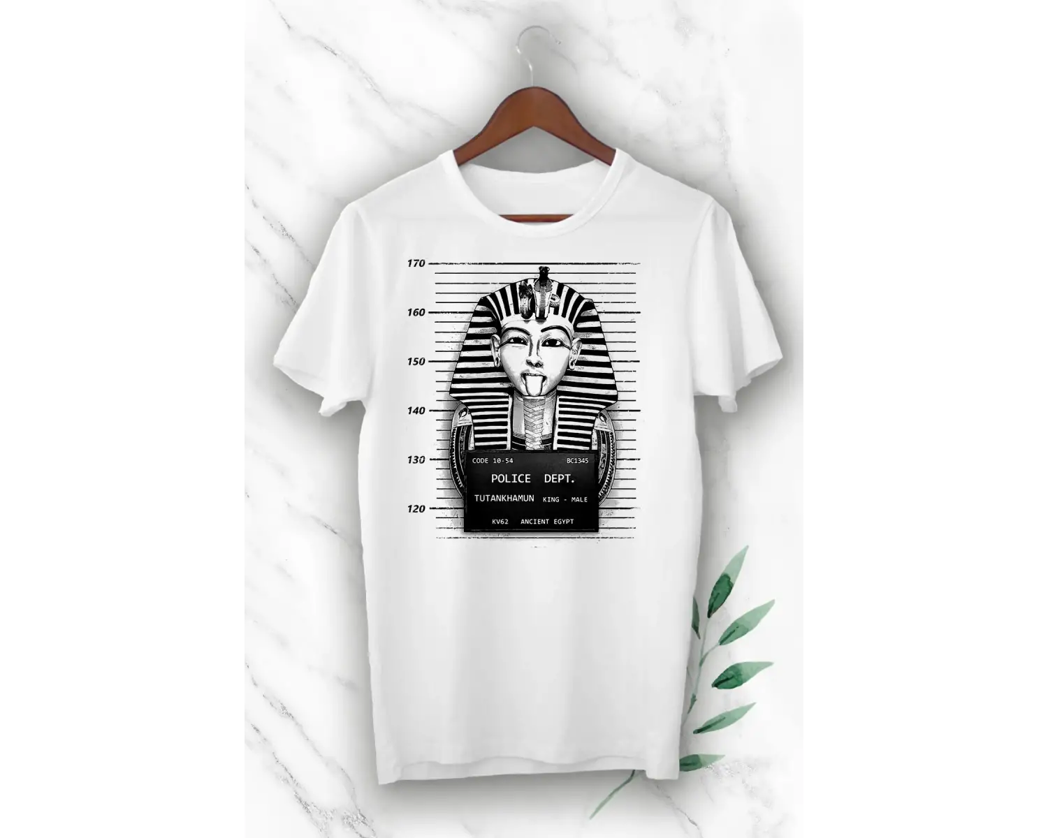 Unısex Antik Mısır Egypt Firavun Baskılı Tişört