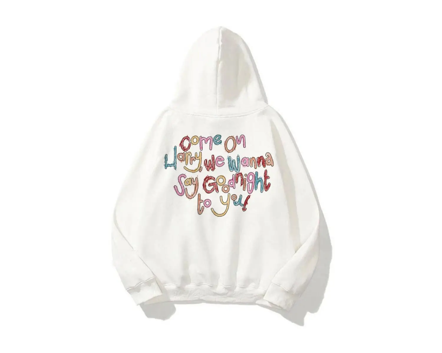 Unisex As It Was Sweatshirt Hoodie Beyaz