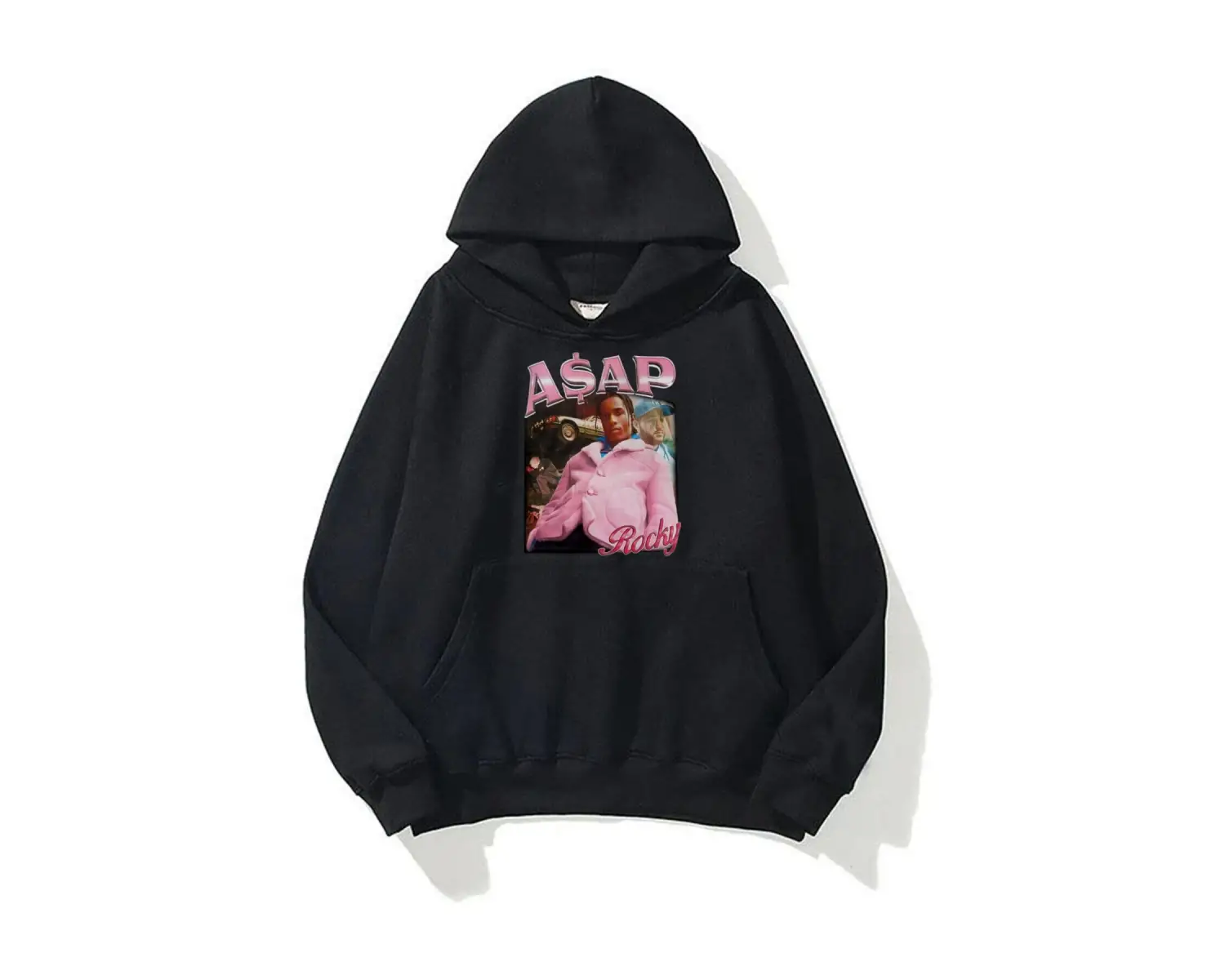 Unisex Asap Rocky Siyah Sweatshirt