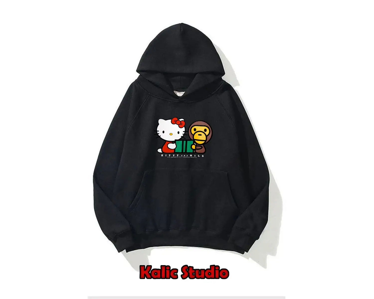 unisex Bape Baskılı oversize sweatshirt gri