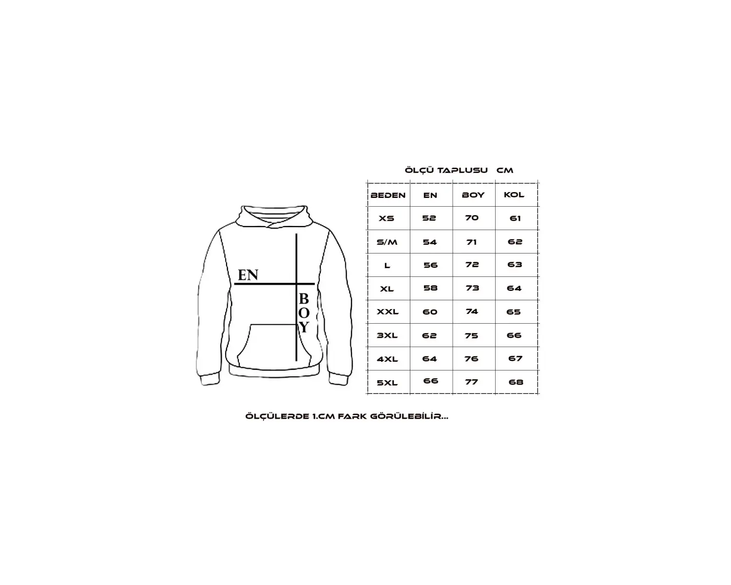 Unisex Baskılı Kapüşonlu Fermuarlı Sweatshirt Siyah