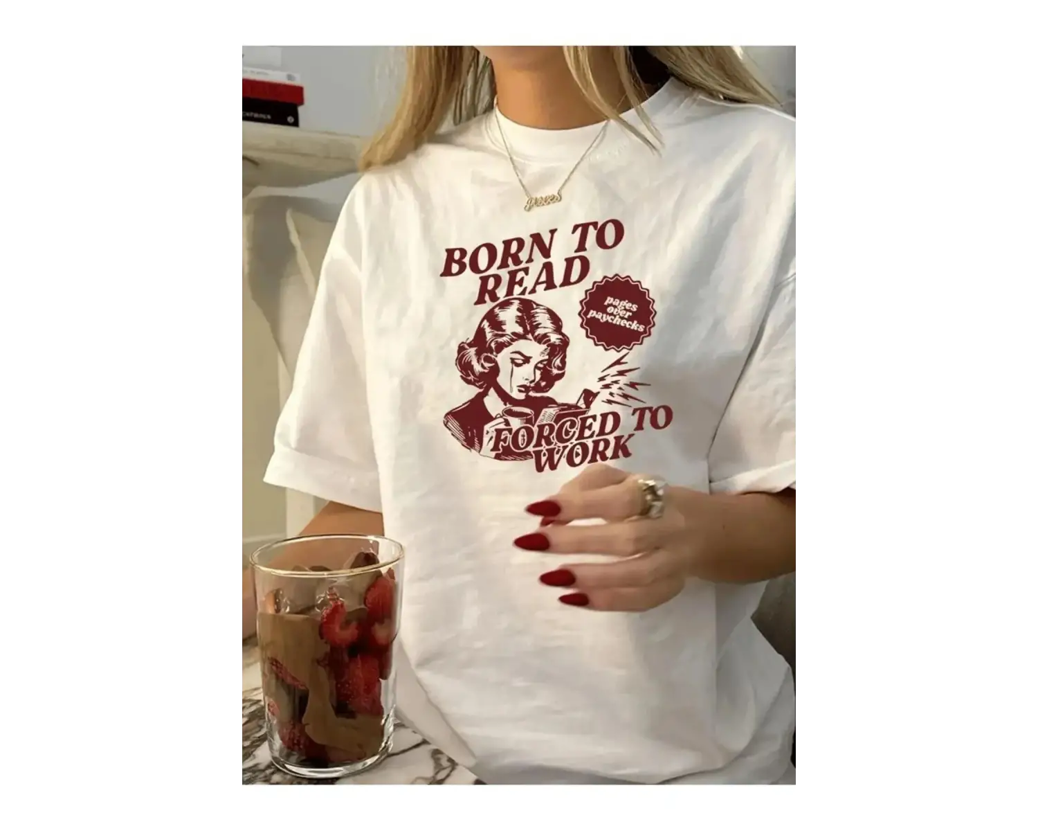 Unisex Baskılı Oversize %100 Pamuk