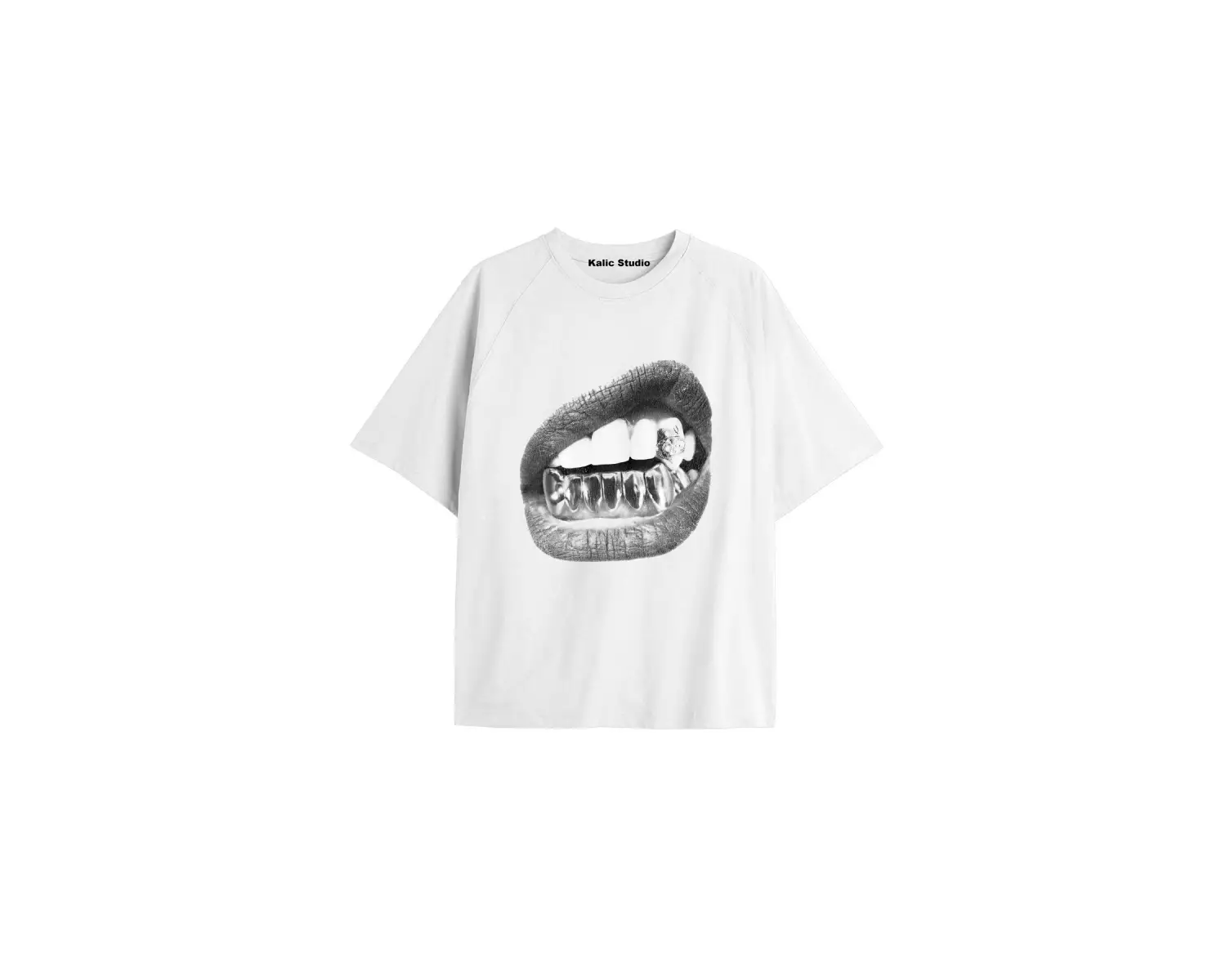 UNİSEX Bay Grillz Tee Desenli Beyaz Yazlık T-shirt