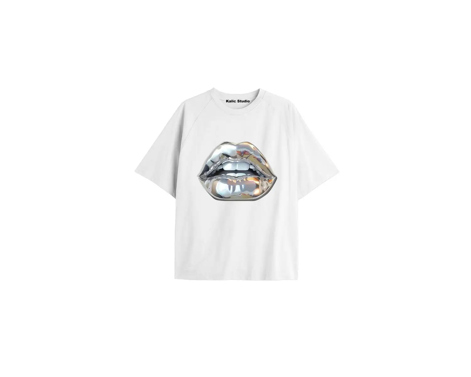 UNİSEX Bay Grillz Tee Desenli Beyaz Yazlık T-shirt