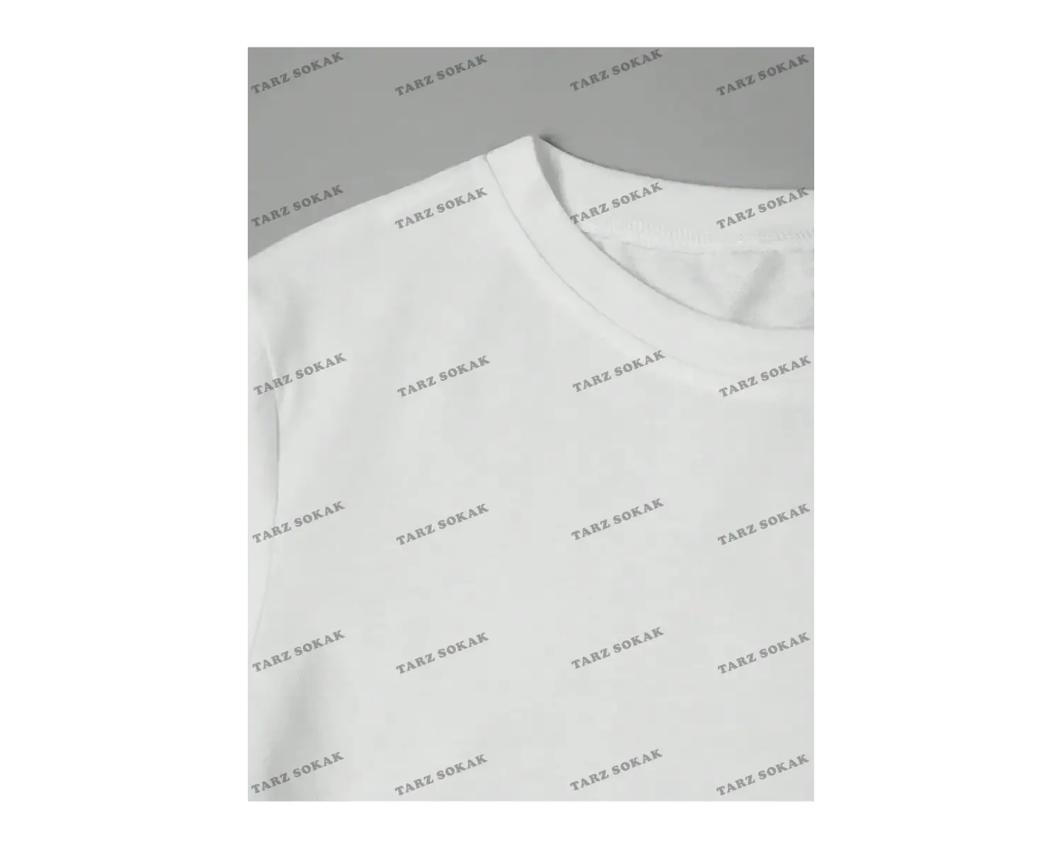 Unisex BAY  Gül Çiçek Desenli Yuvarlak Yaka Kısa Kollu Tişört KOD-1348