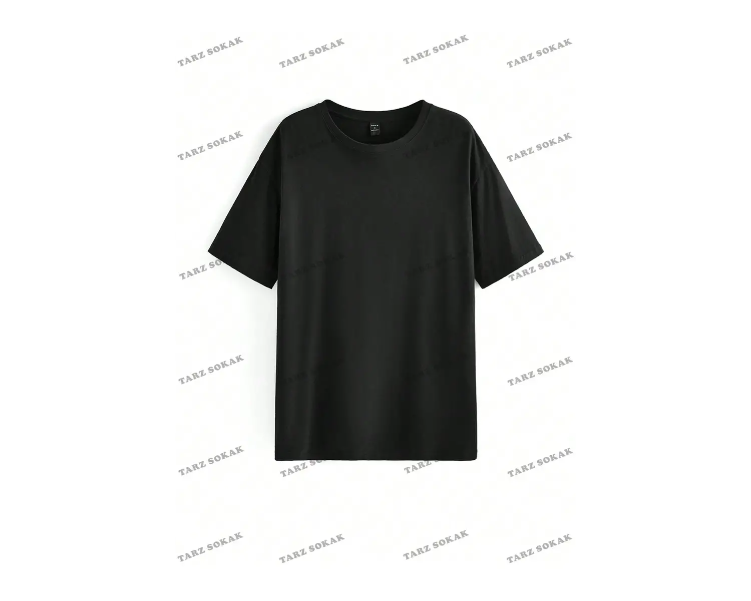 Unisex BAY  İngilizce Harfler Baskılı Kapalı Omuz Tişört KOD-1399