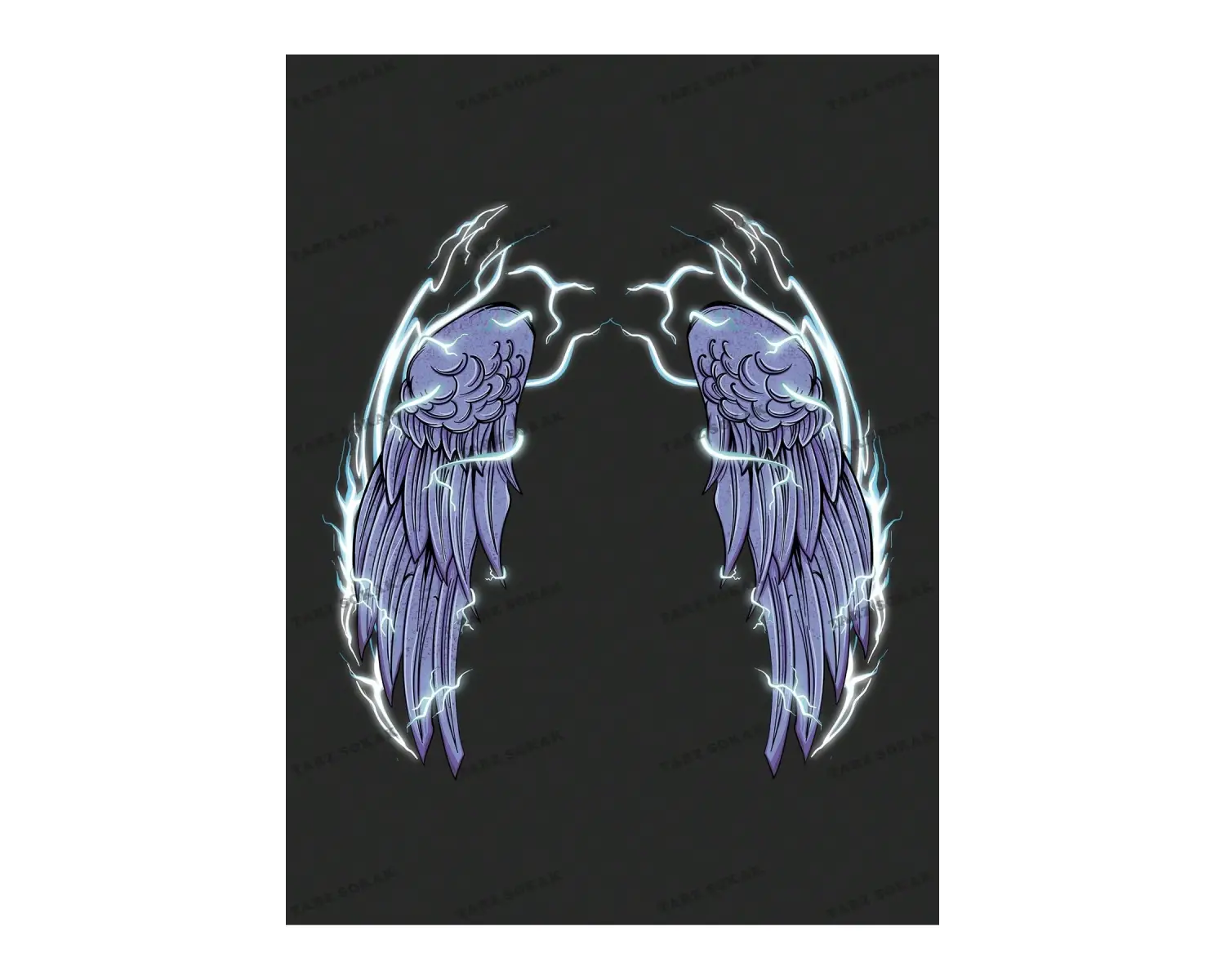 Unisex BAY  İngilizce Harfler Baskılı Kapalı Omuz Tişört KOD-1399