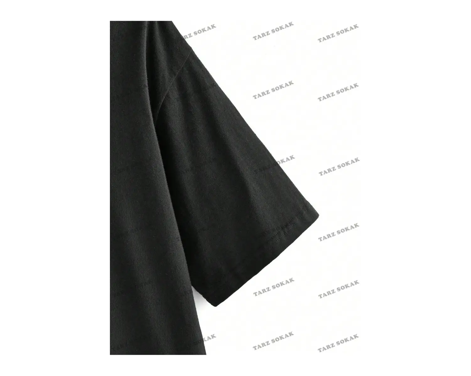 Unisex BAY  İngilizce Harfler Baskılı Kapalı Omuz Tişört KOD-1399