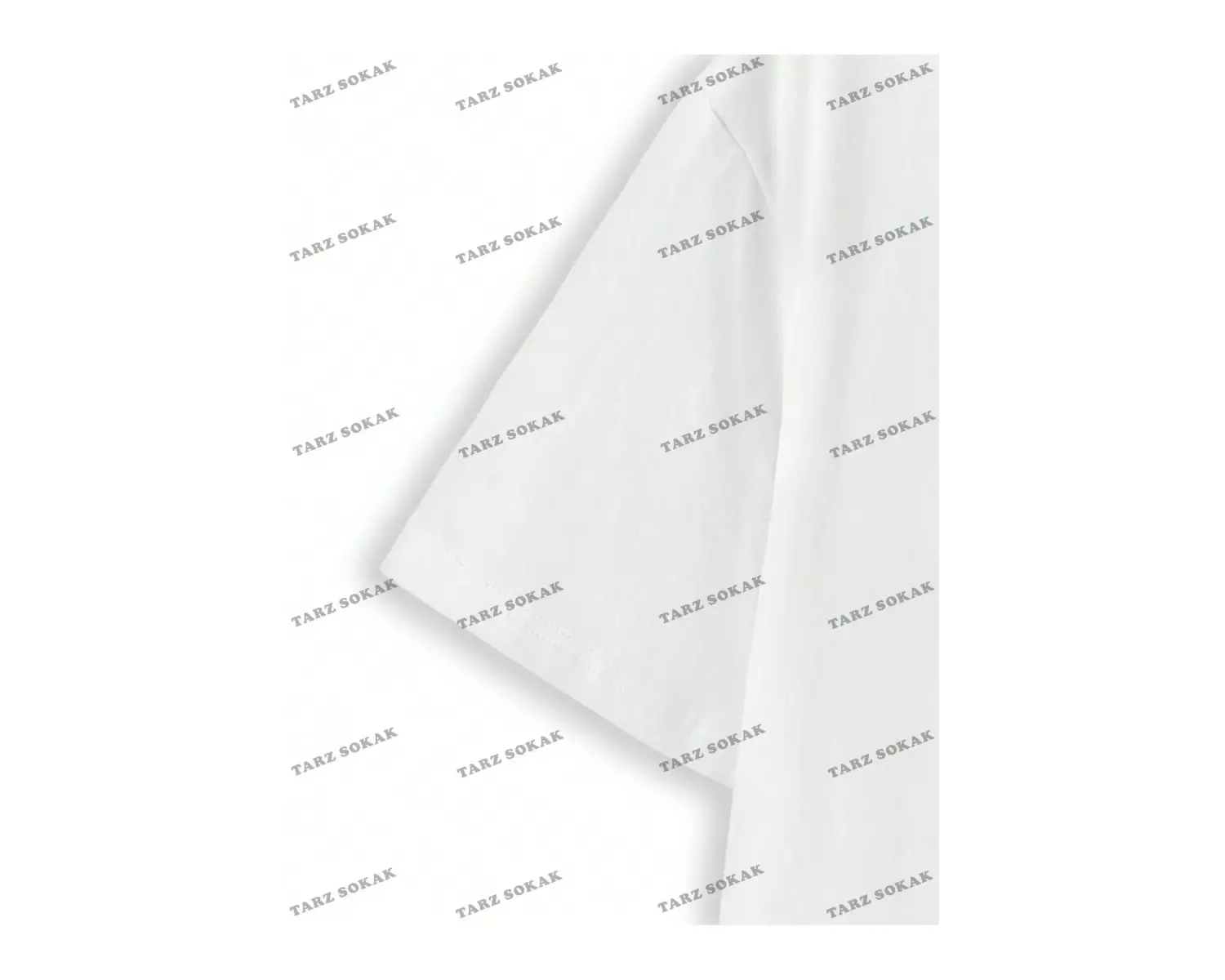 Unisex BAY  Kalp Desenli Düşük Omuz Tişört KOD-1362