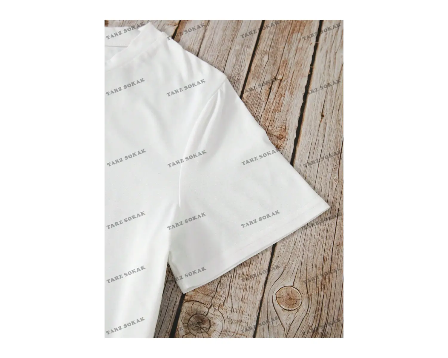 Unisex BAY  Slayr Yonca Baskılı Düşük Omuz Kadın Tişört KOD-1379