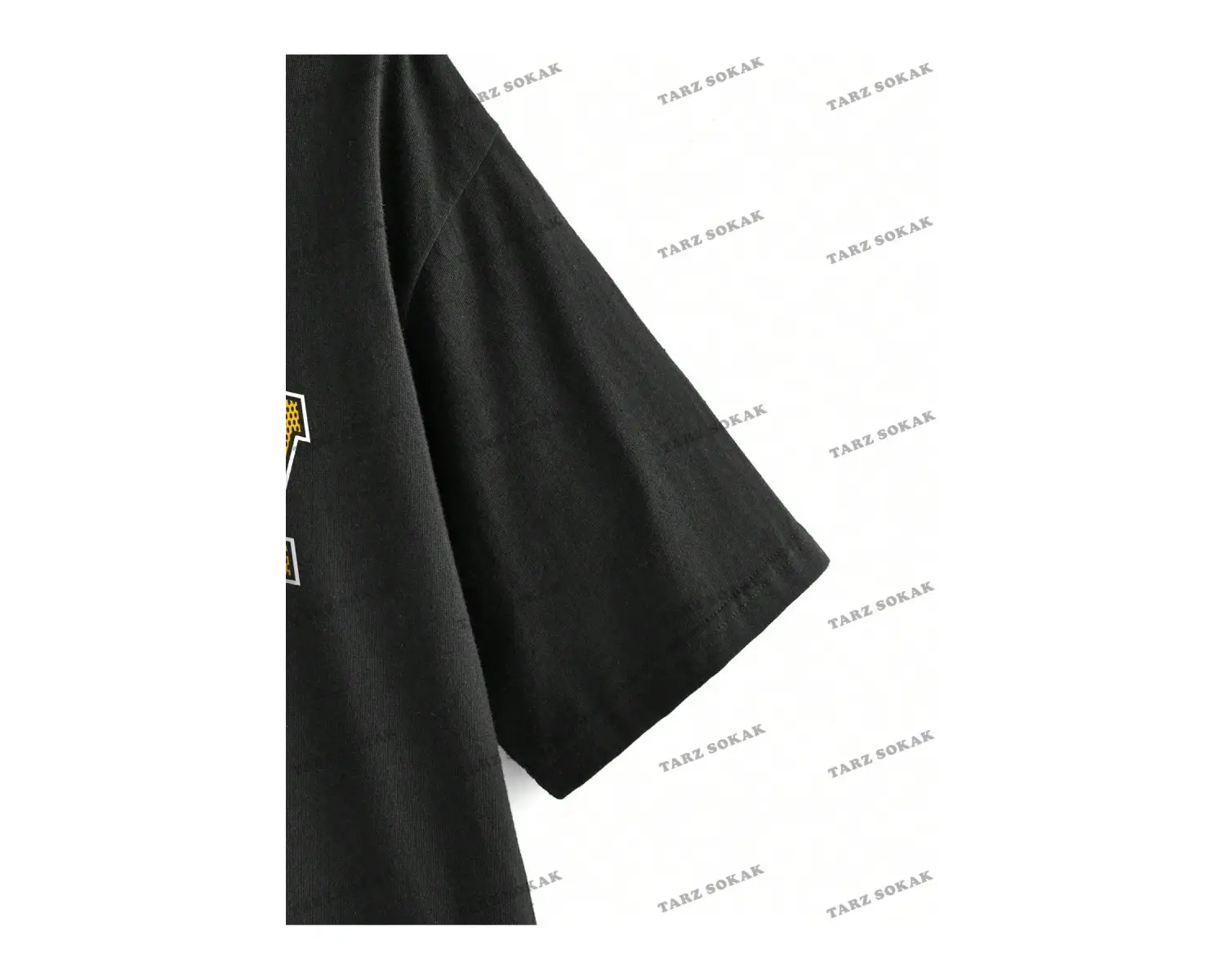 Unisex BAY  Yazılı Baskılı Düşük Omuzlu Tişört KOD-1387