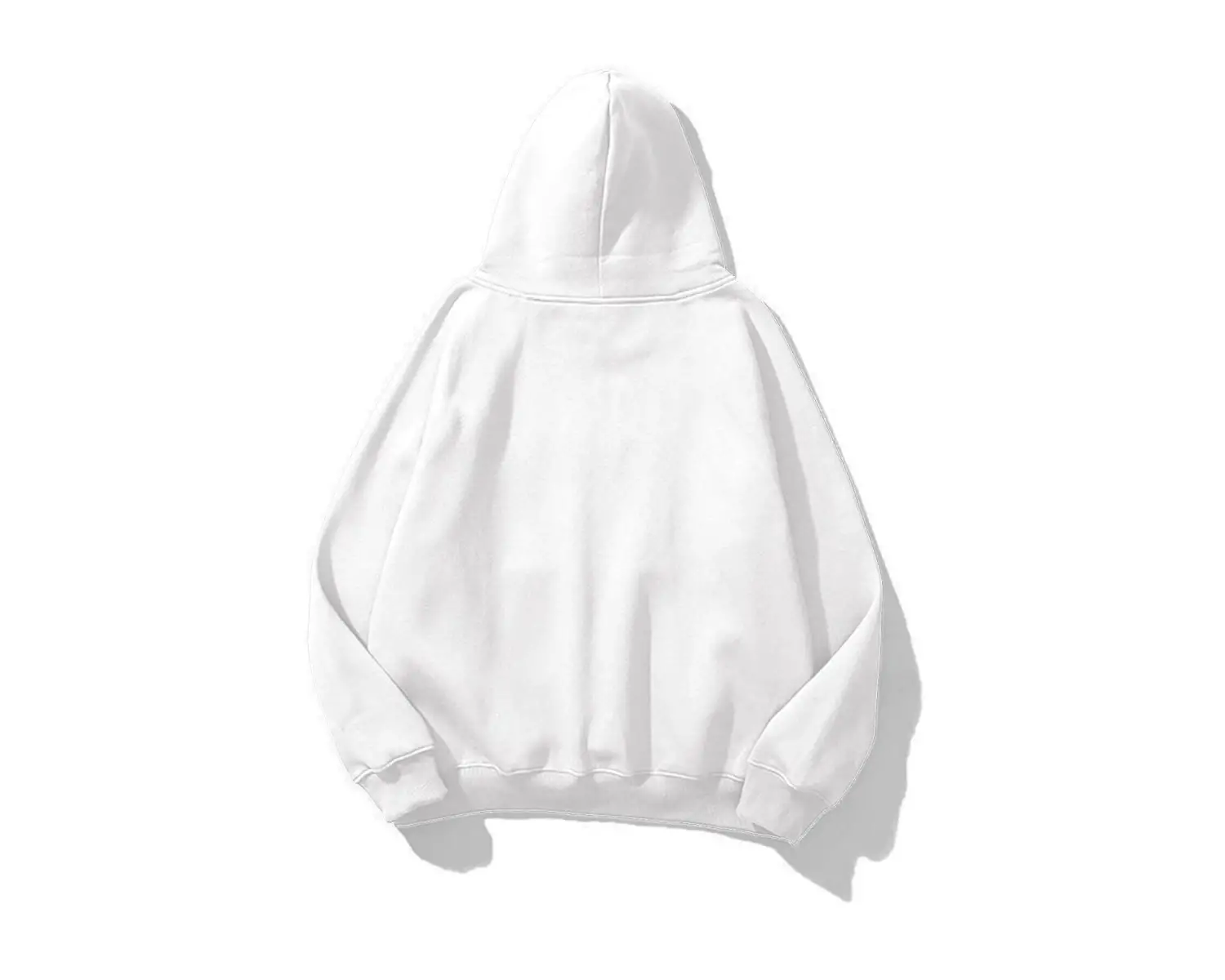 Unisex Bear & Fan Sweatshirt Beyaz