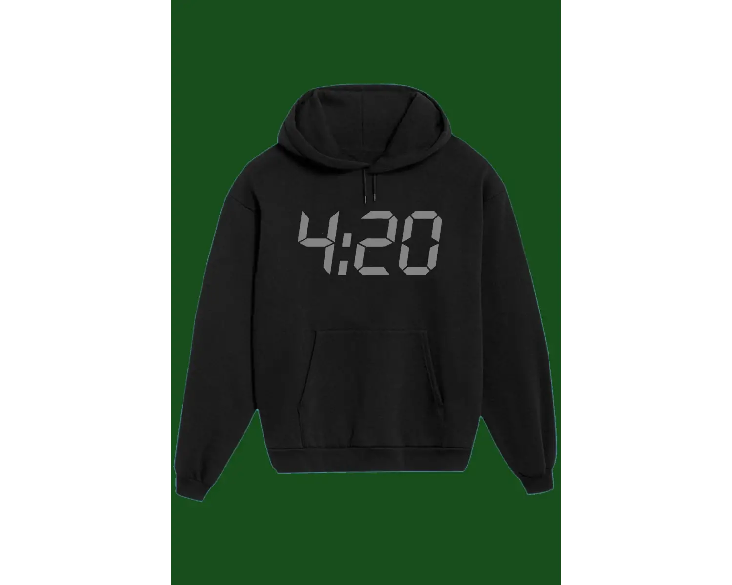 Unisex Beyaz 4.20 Baskılı Sweatshirt