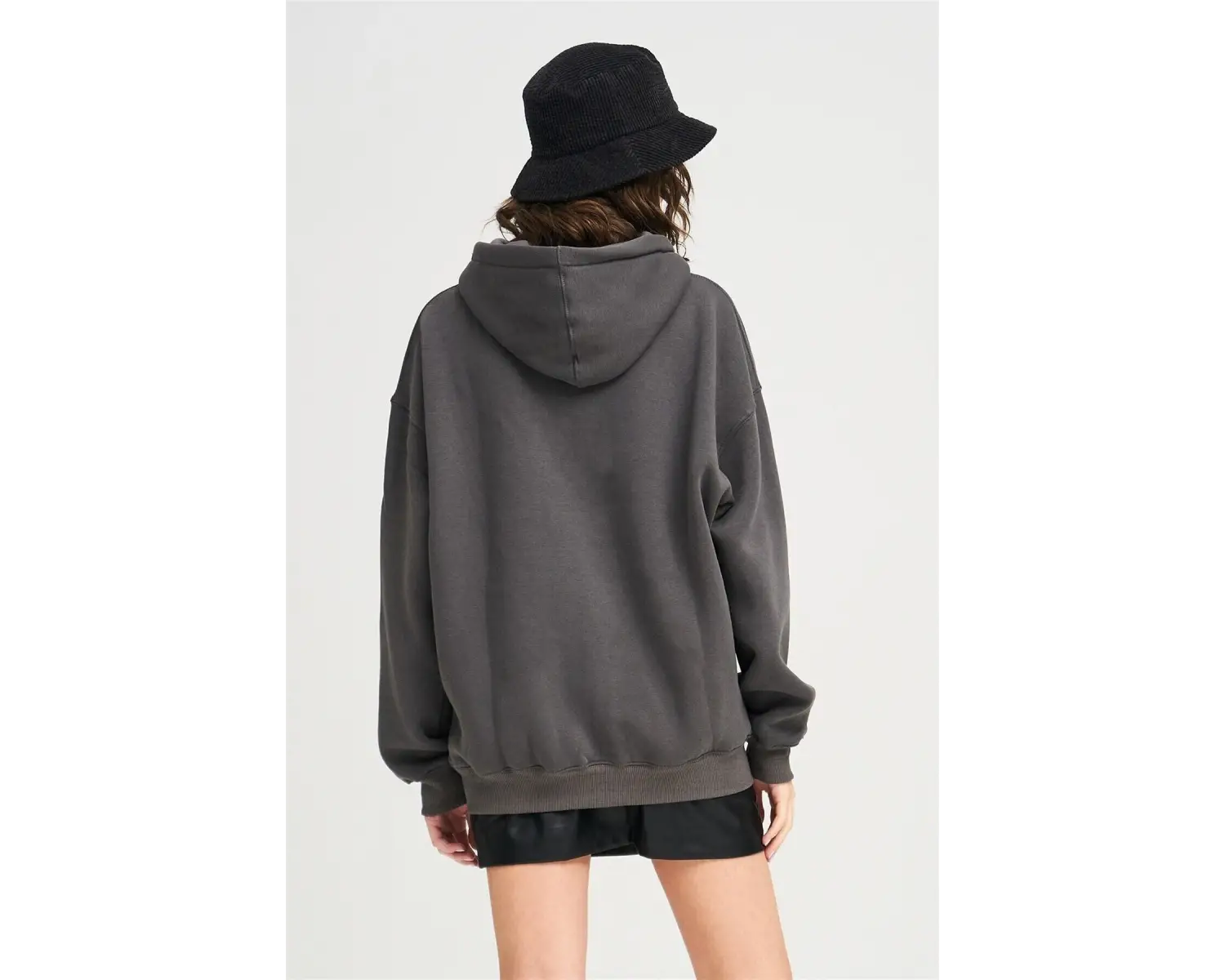 Unisex Beyaz Basic Sweatshirt Trndz200