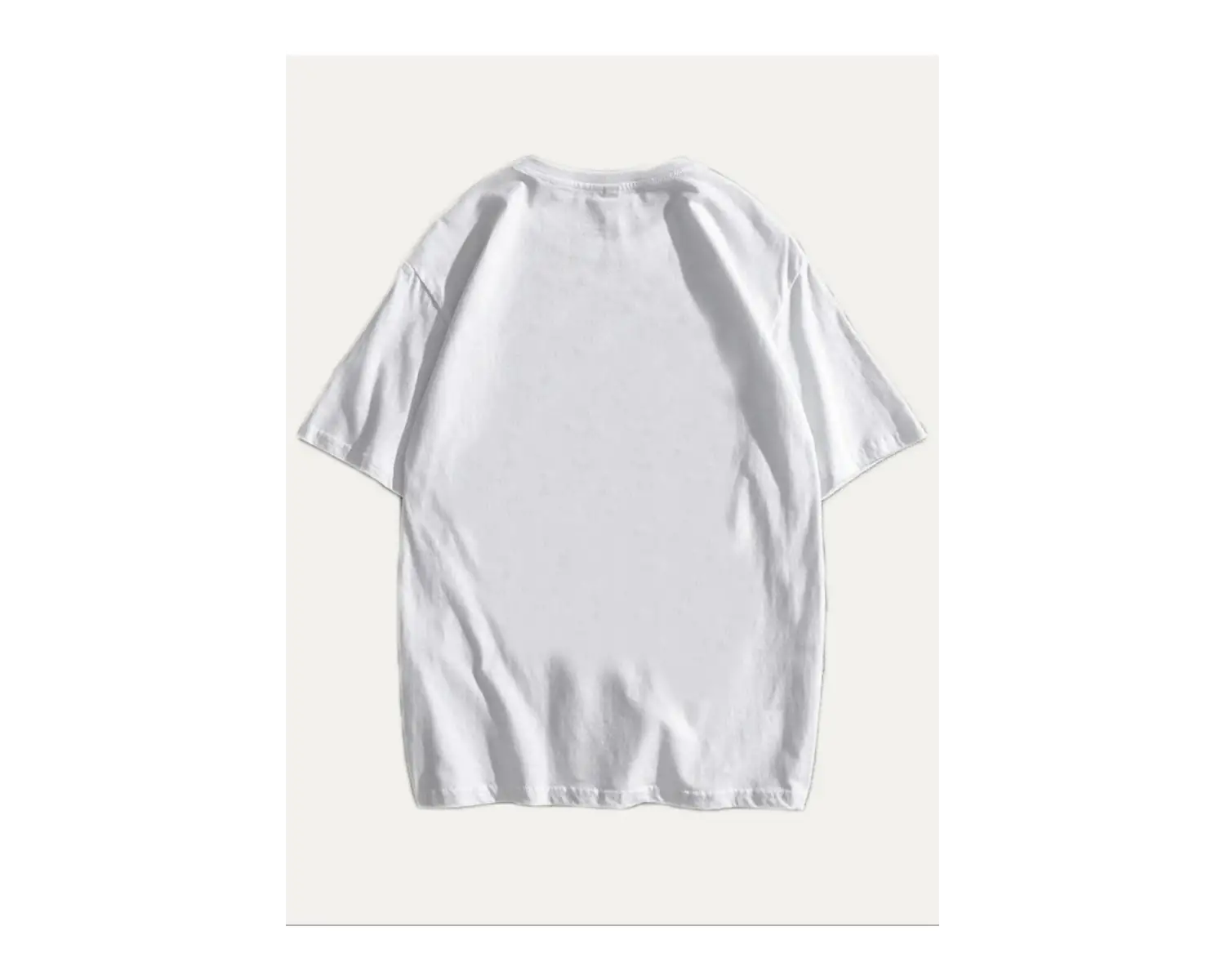 Unisex Beyaz Einstein Baskılı Oversize Tişört