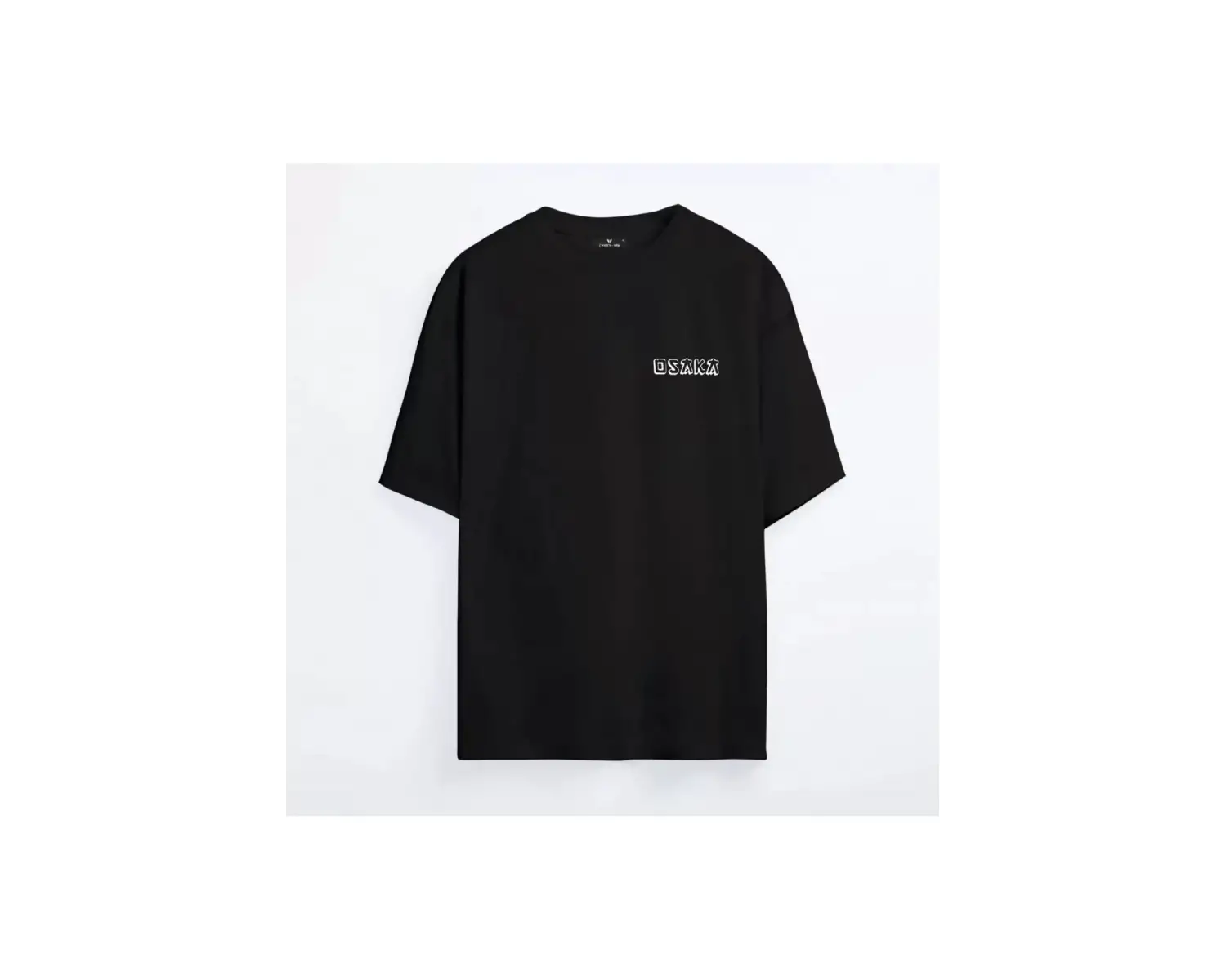 Unisex Beyaz Oversize T-shirt Baskılı Osaka Tişört