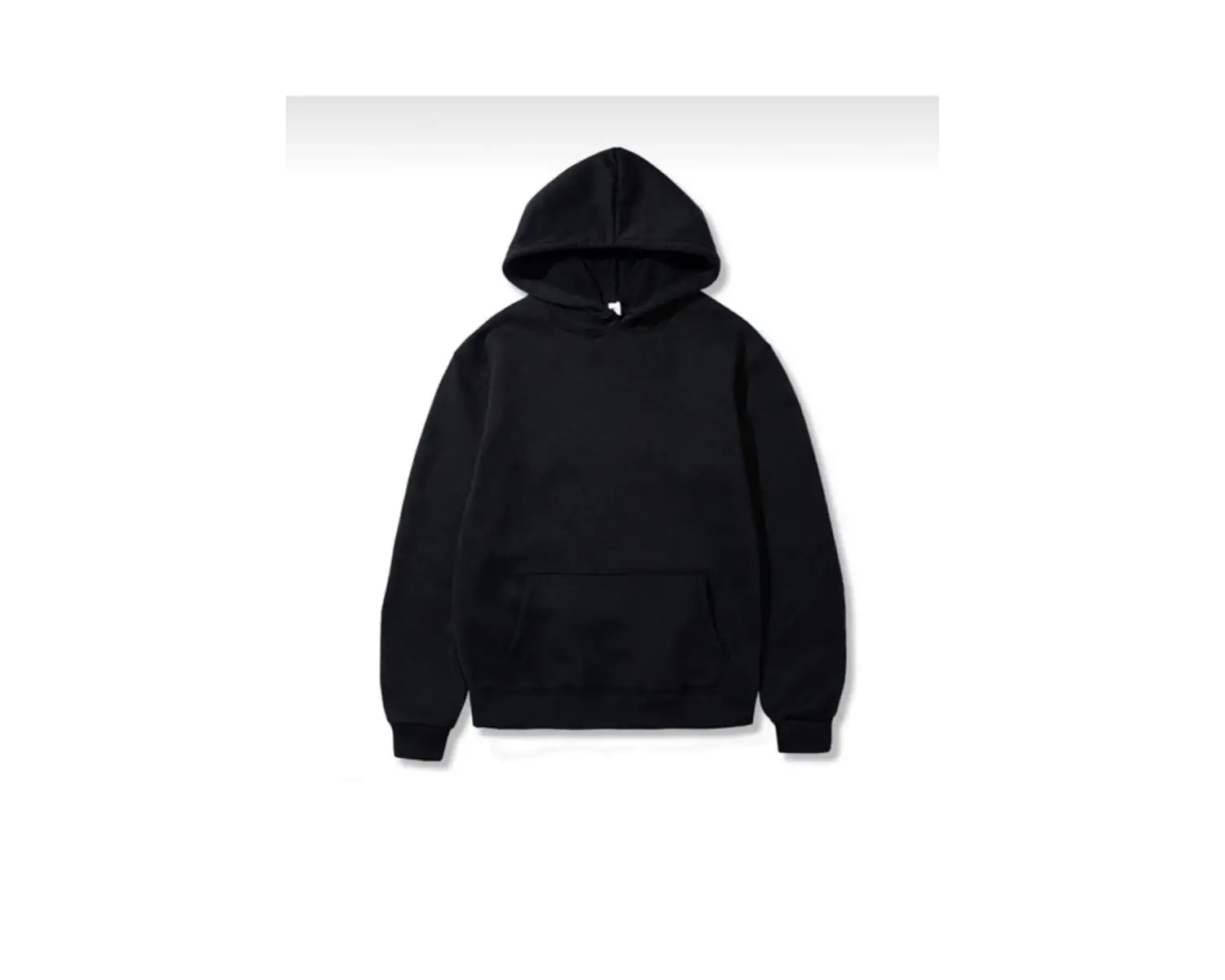 Unisex Beyaz Slim Fit Iç Komple Şardonlu Kapüşonlu Sweatshirt