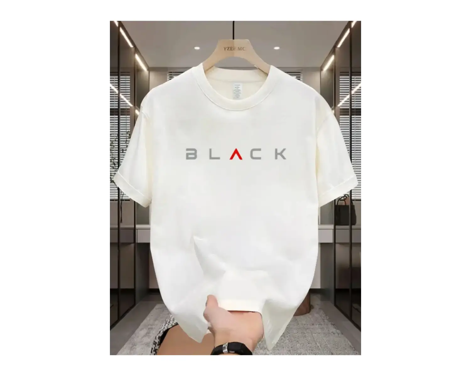 Unisex Black Baskılı Oversize