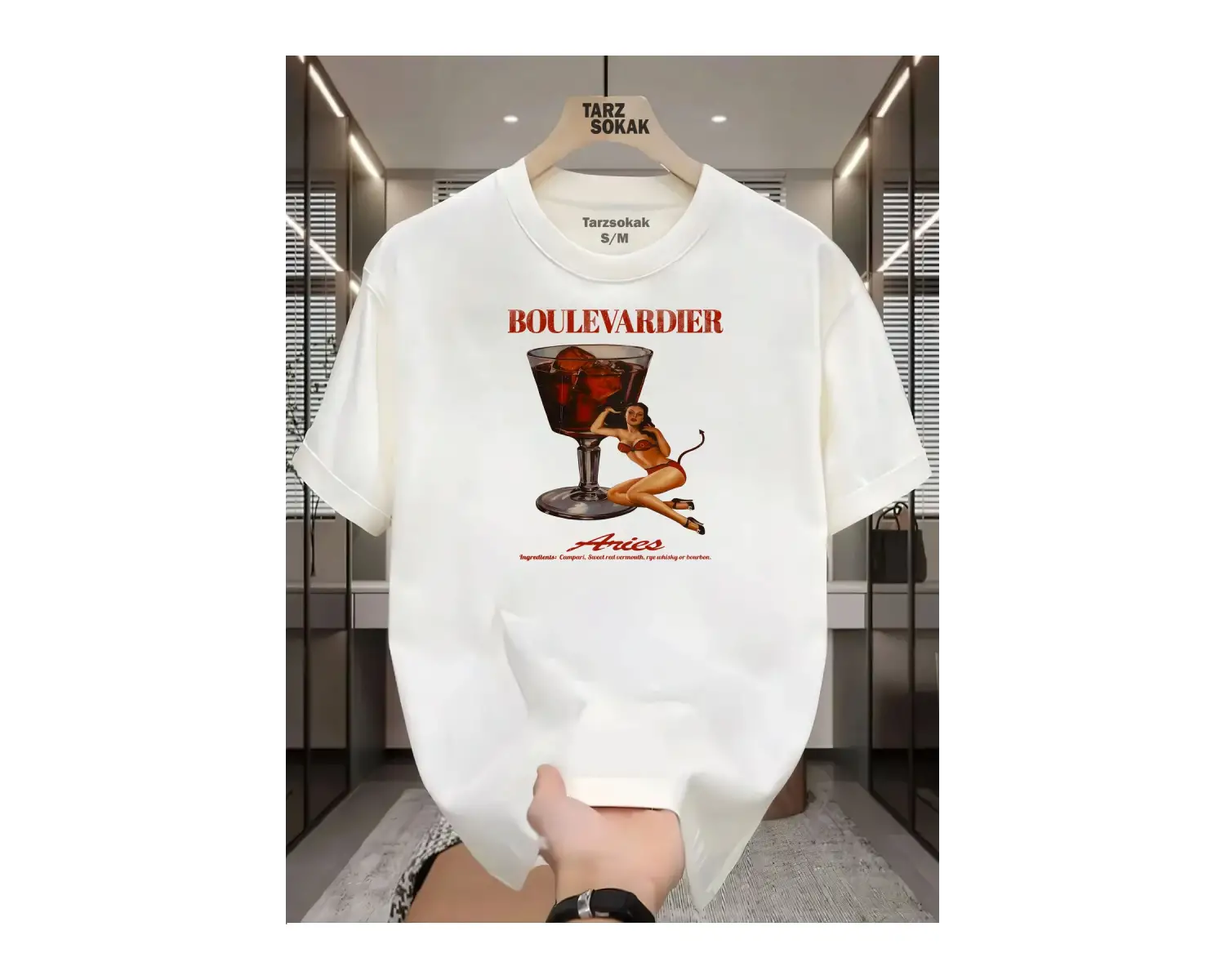 UNİSEX Boulevardier T-shirt