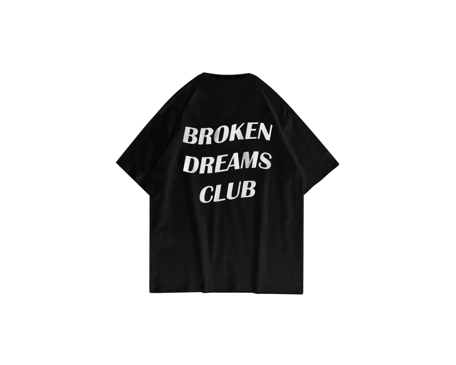 Unisex Broken Dreams Club Siyah Tshirt
