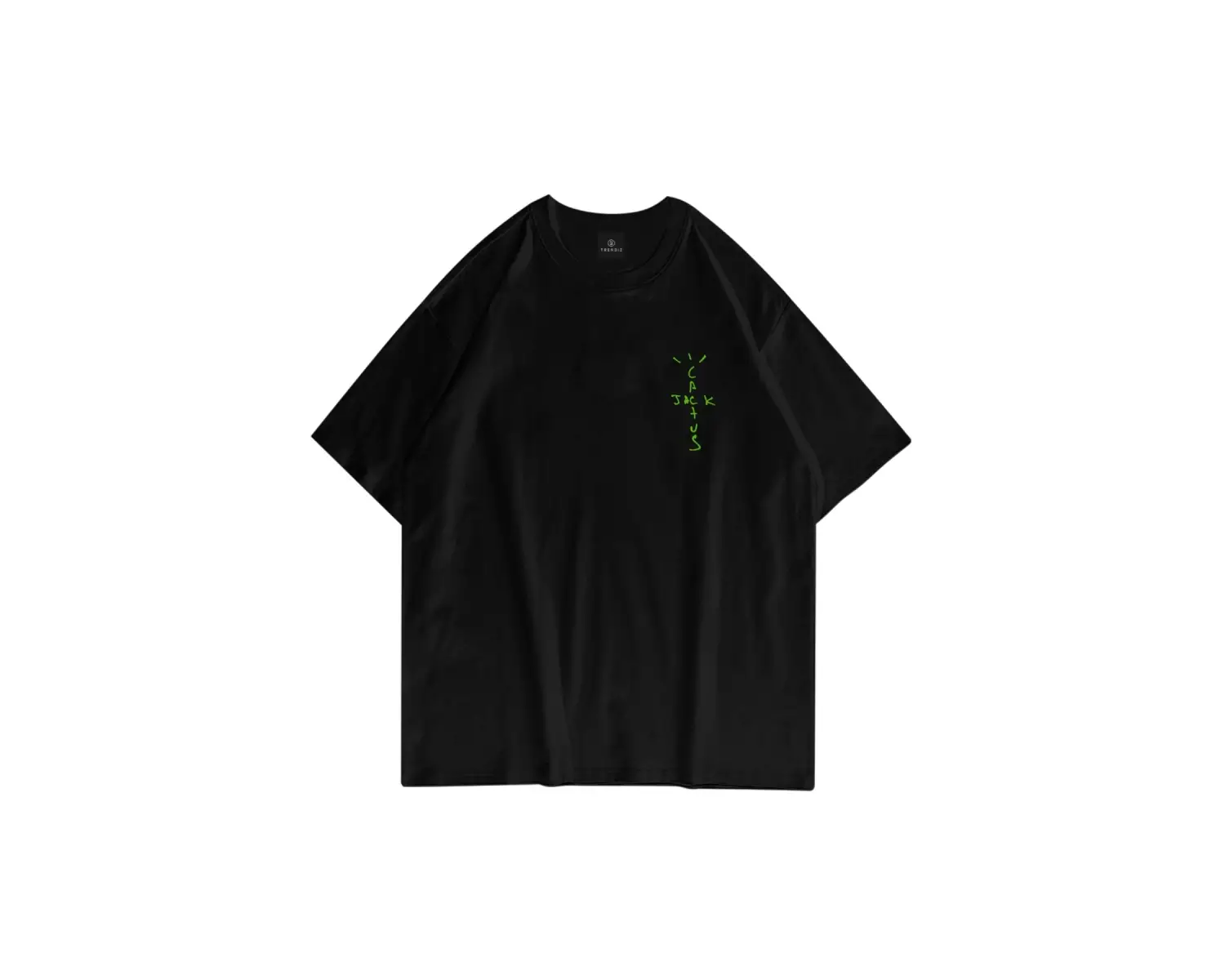 Unisex Cactus Jack Air Siyah Tshirt