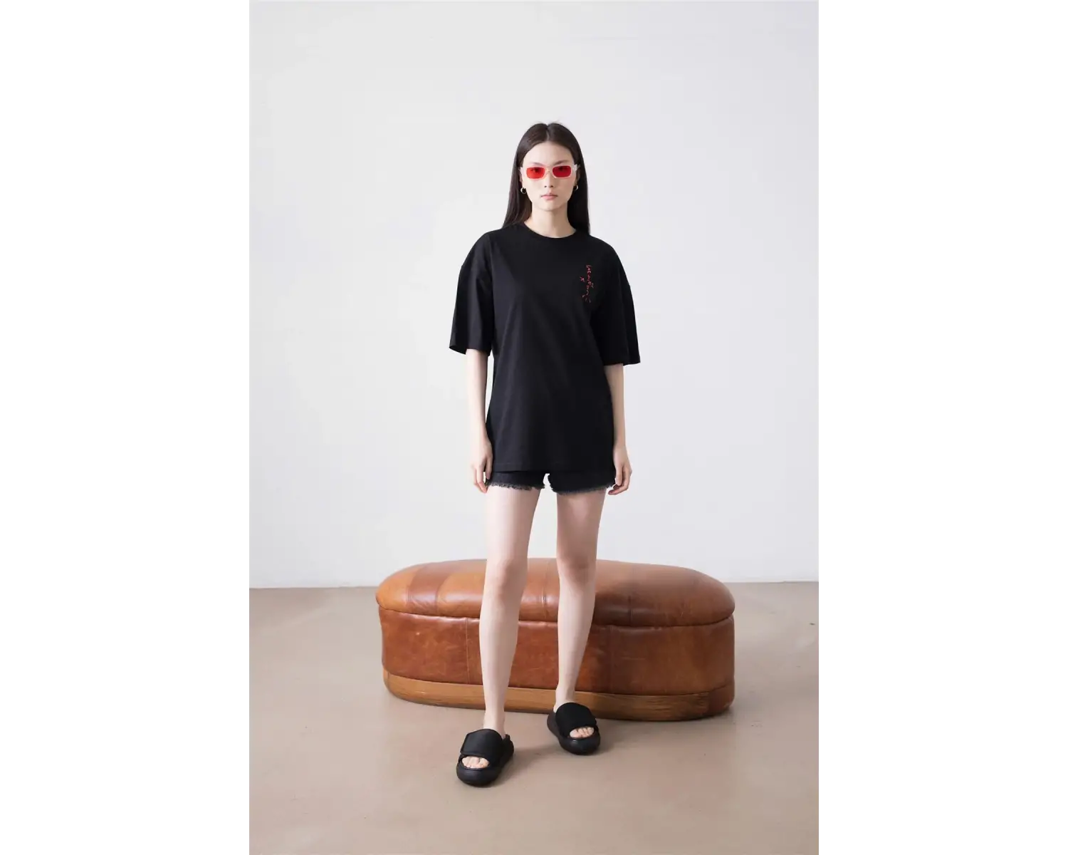 Unisex Cactus Jack Bandana Siyah Tshirt