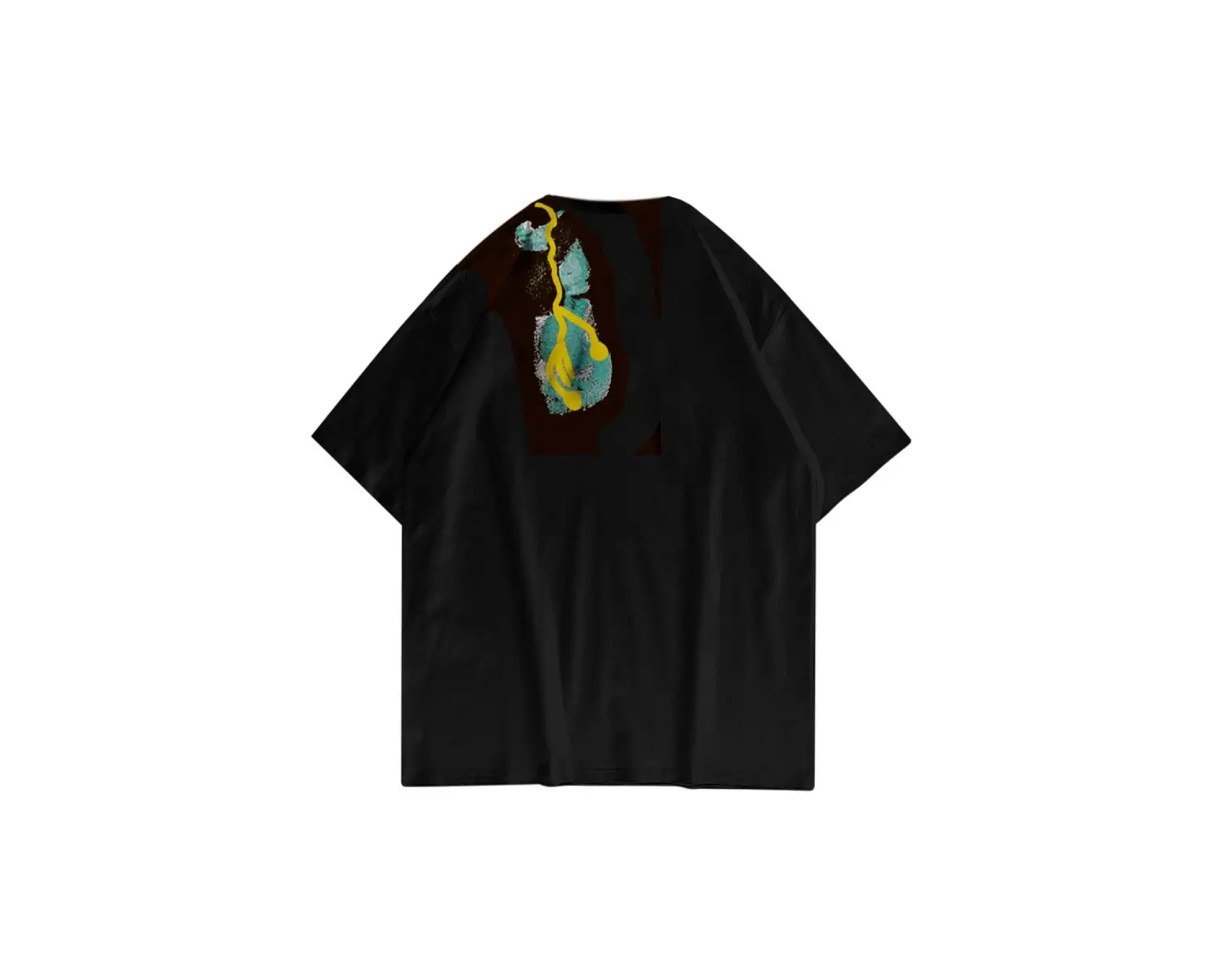 Unisex Cactus Trails Siyah Tshirt