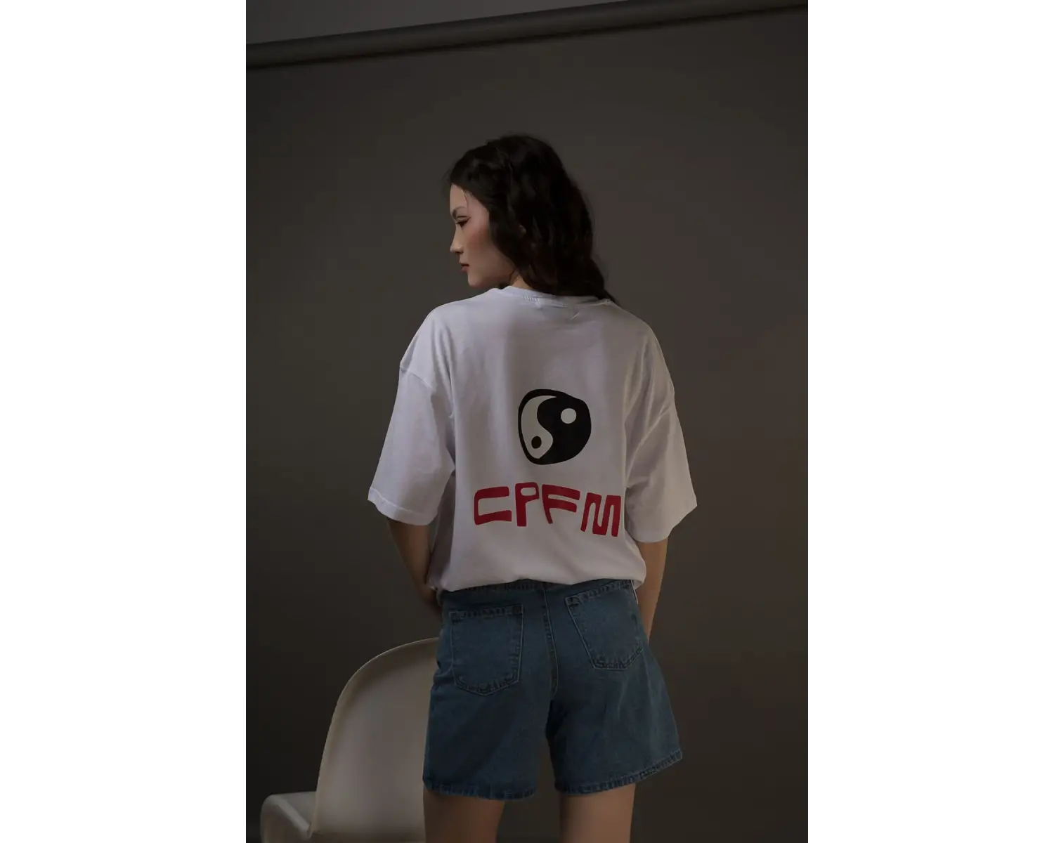 Unisex Cdg Im Ok! Cpfm Beyaz Tshirt