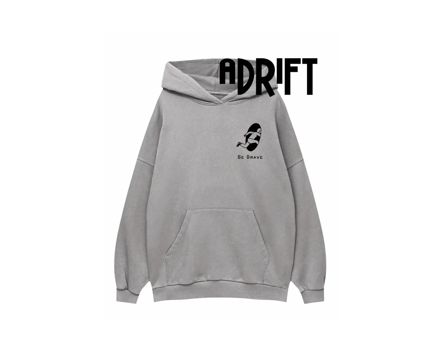 Unisex Cesur Ol Özel Tasarım Swearshirt Hoodie Beyaz