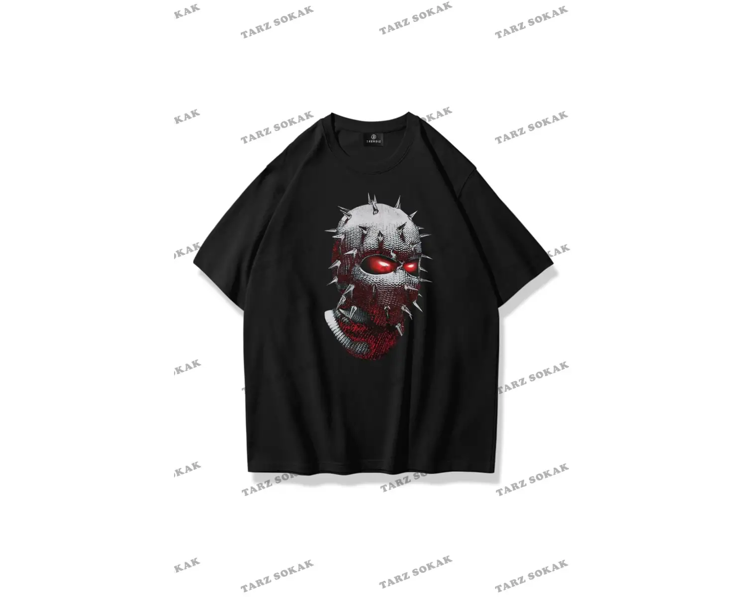 Unisex Çivili Maske Tshirt