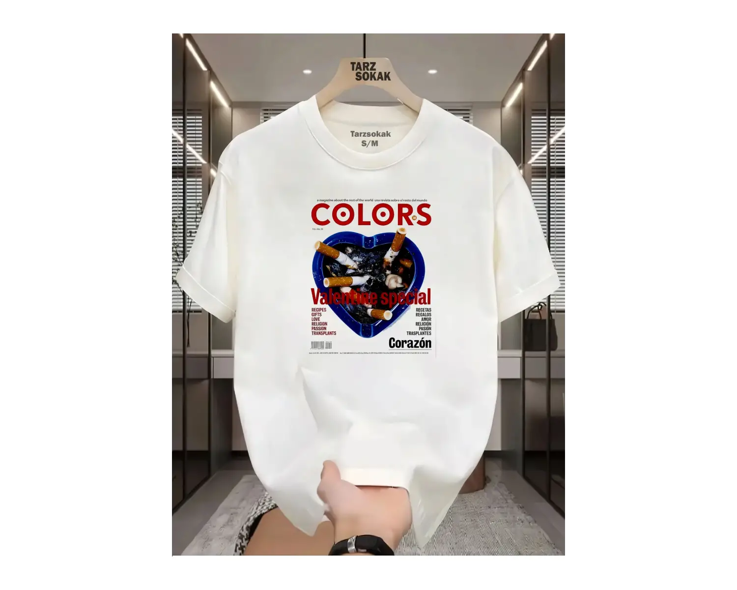 UNİSEX Colots Valentine T-shirt