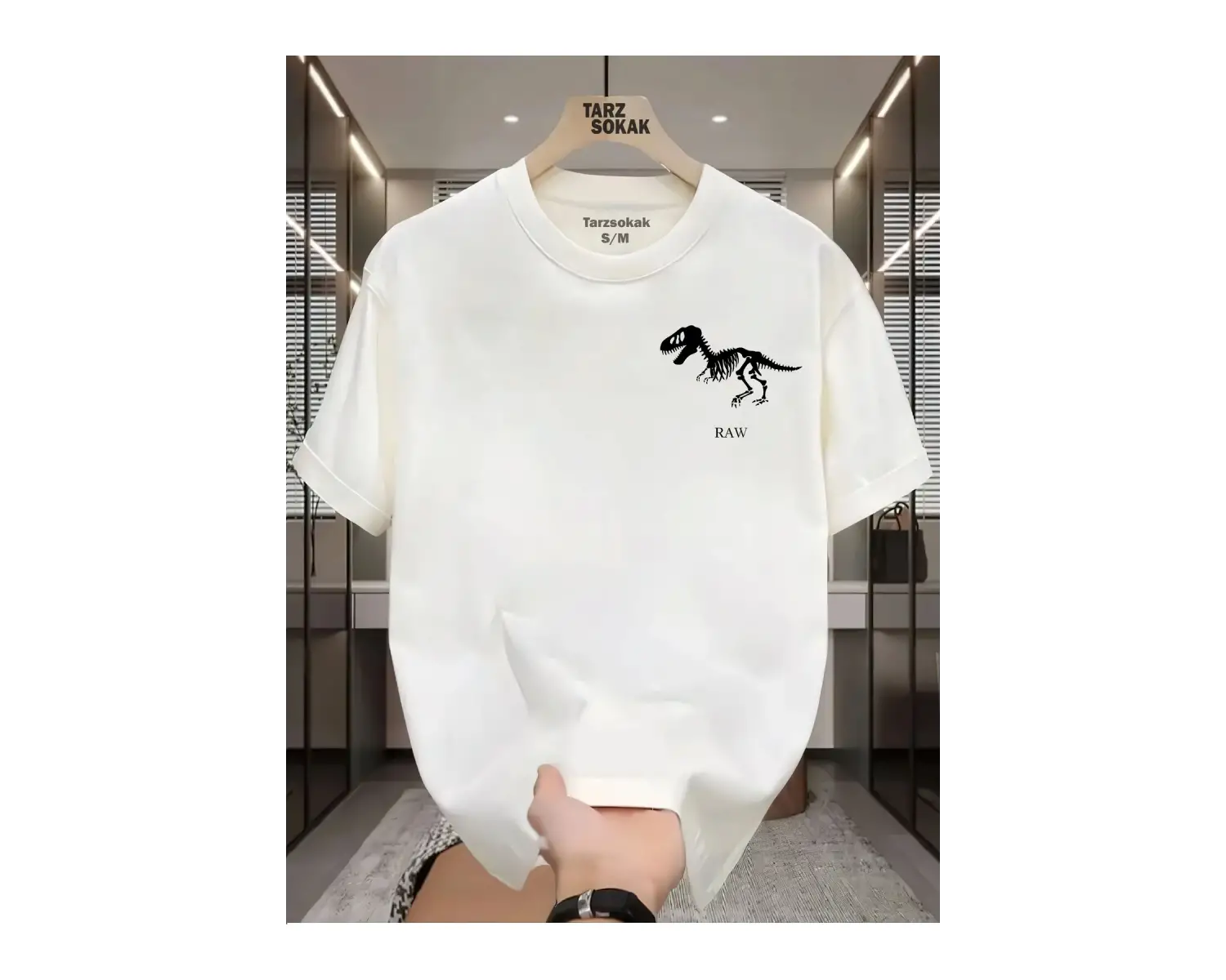UNİSEX Dino Raw T-shirt