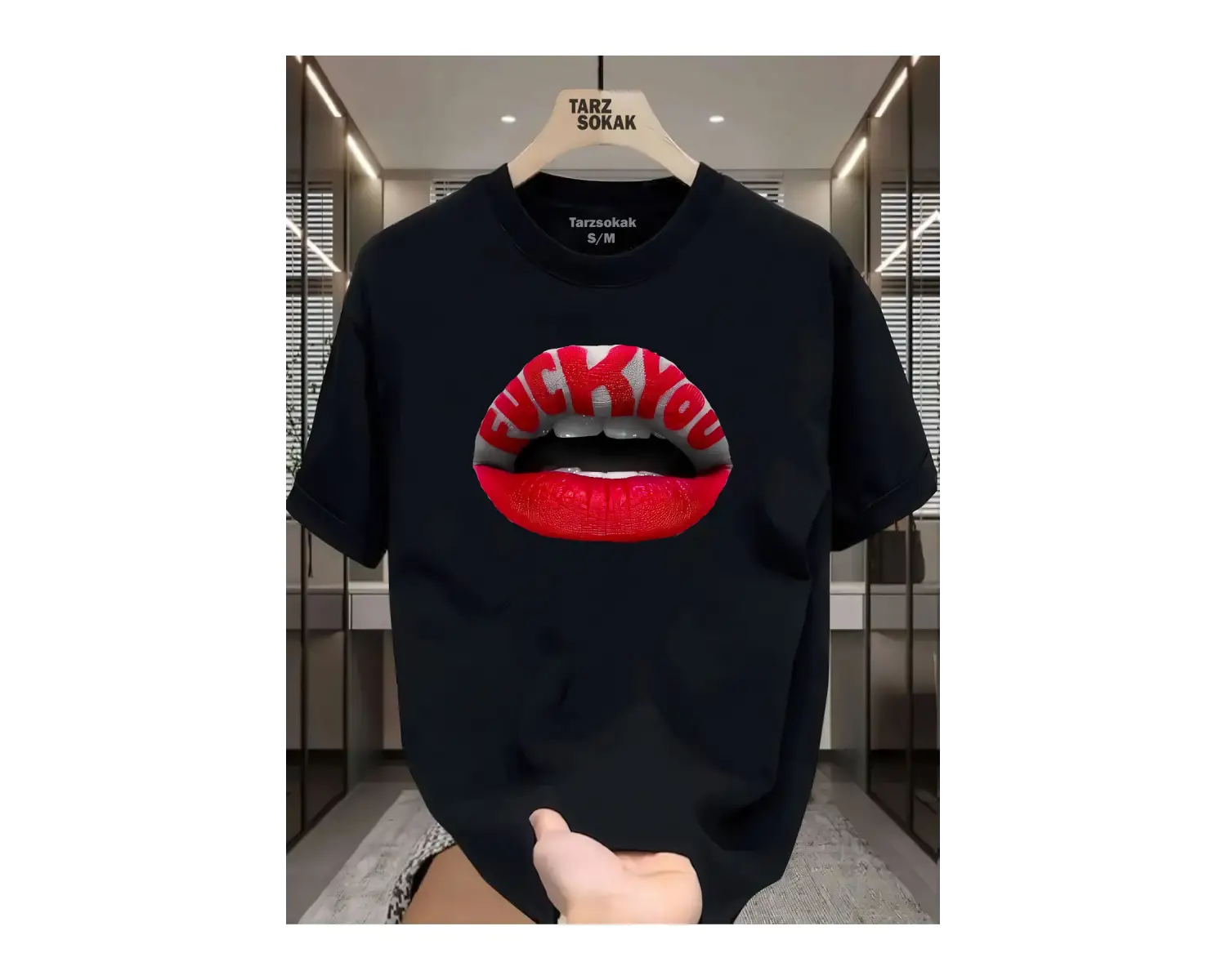 UNİSEX Dudak Lips T-shirt