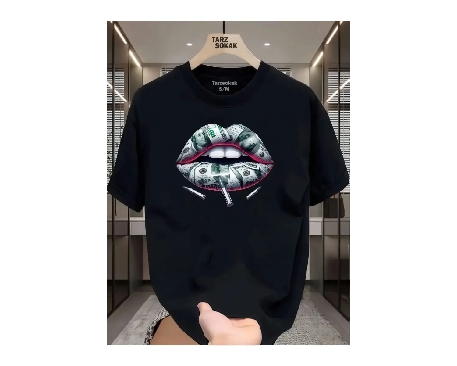 UNİSEX Dudak Lips T-shirt