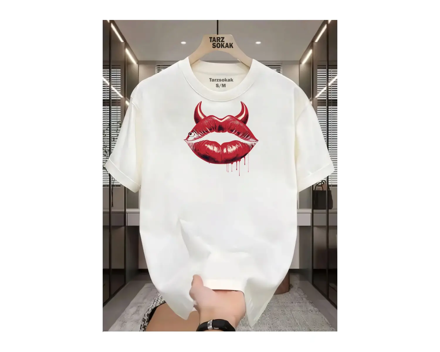 UNİSEX Dudak Lips T-shirt