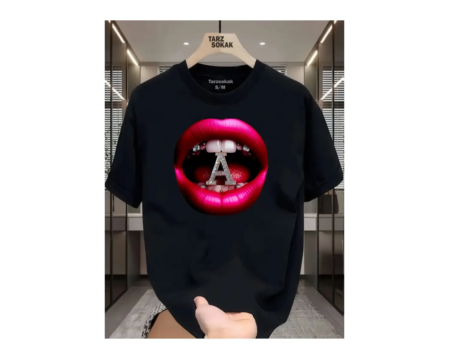 UNİSEX Dudak Lips T-shirt